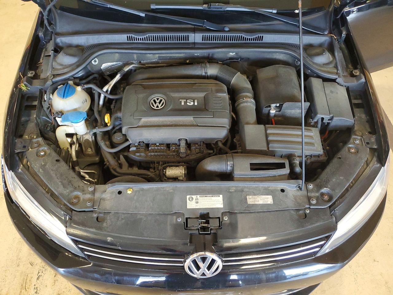 2014 Volkswagen Jetta Se Black vin: 3VWD17AJ6EM330645