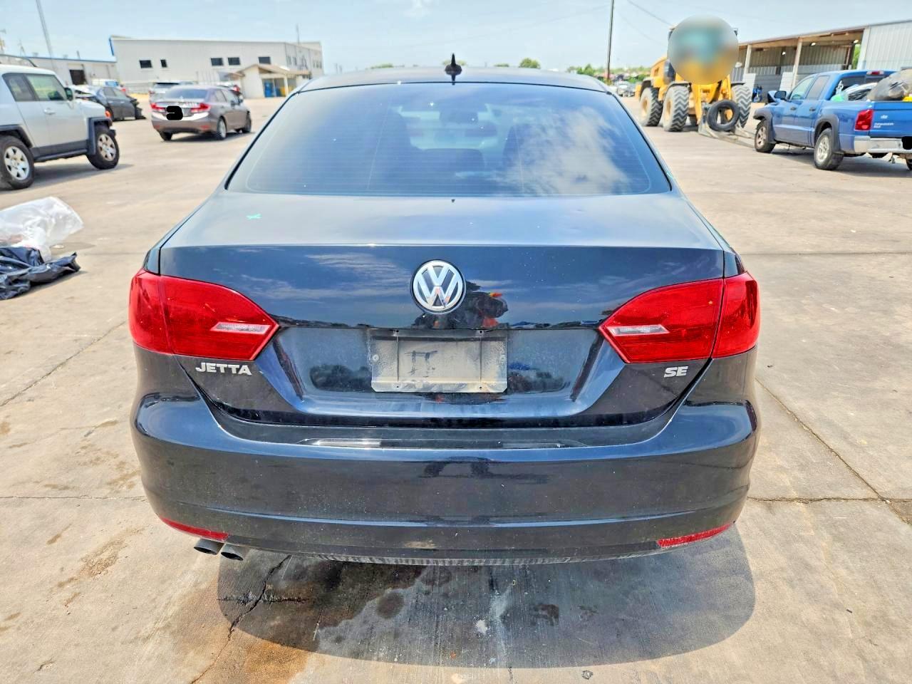 2014 Volkswagen Jetta Se Black vin: 3VWD17AJ6EM366531