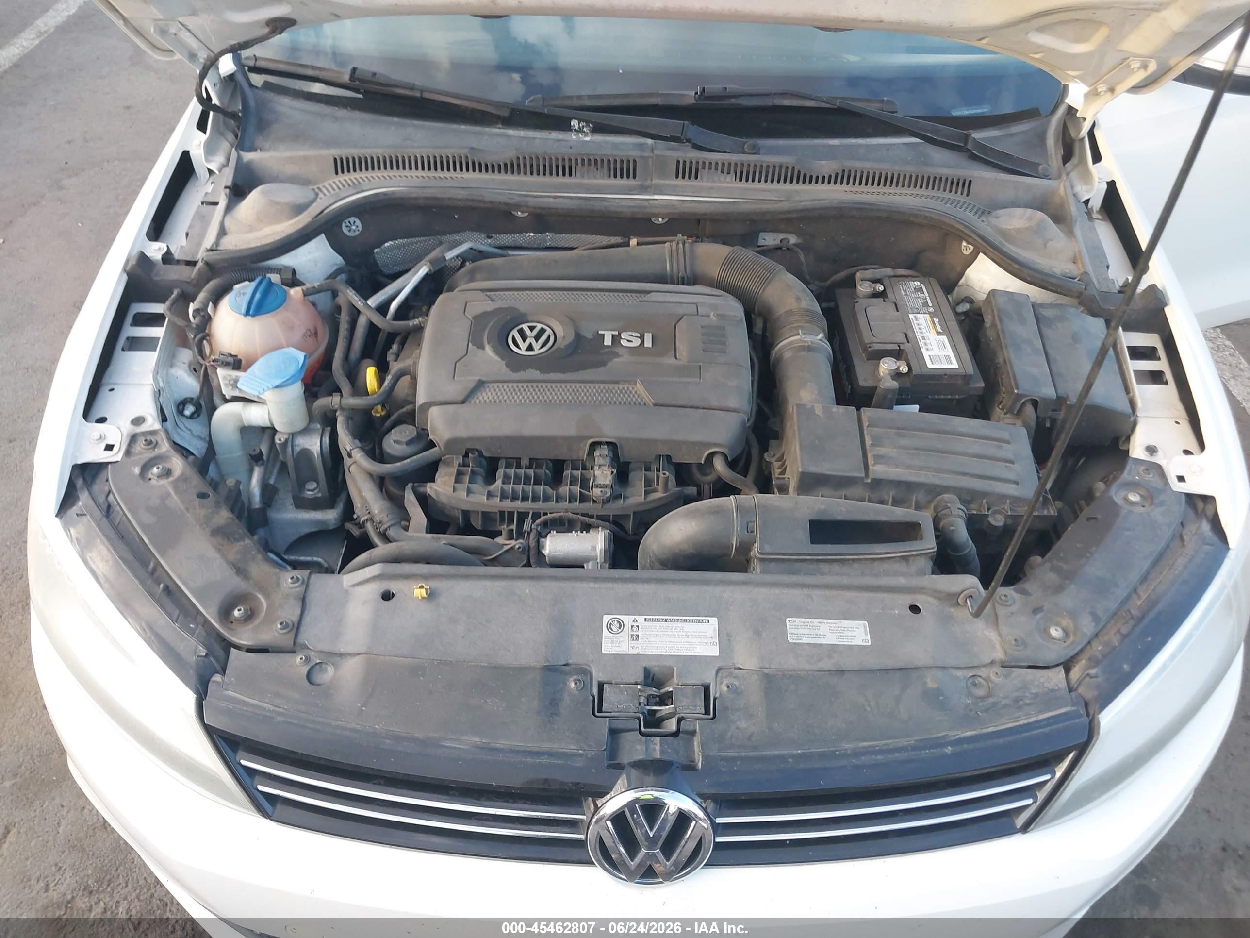 2014 Volkswagen Jetta 1.8t Se Белый vin: 3VWD17AJ6EM390764