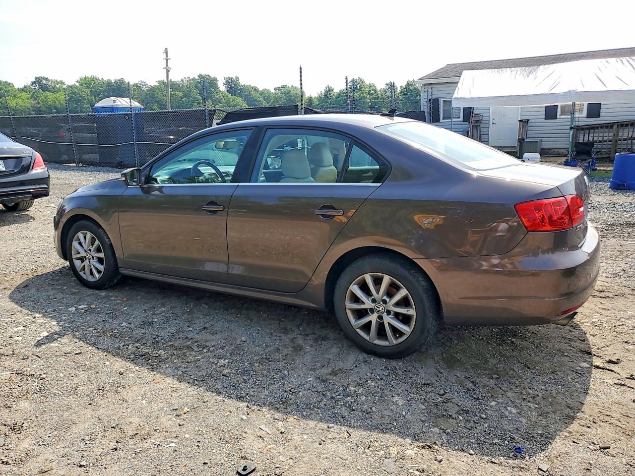 2014 Volkswagen Jetta Se Brown vin: 3VWD17AJ6EM399609