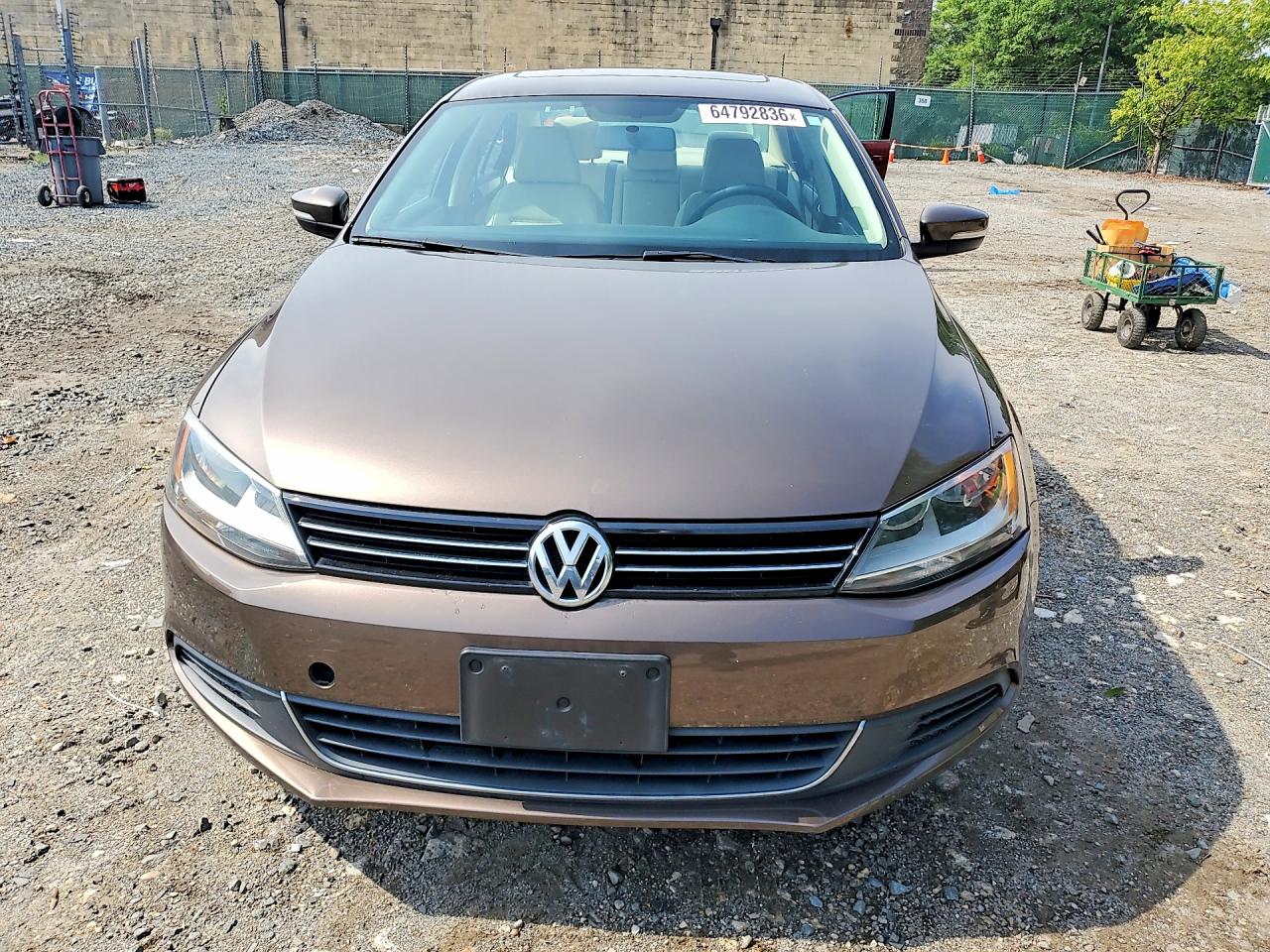 2014 Volkswagen Jetta Se Brown vin: 3VWD17AJ6EM399609