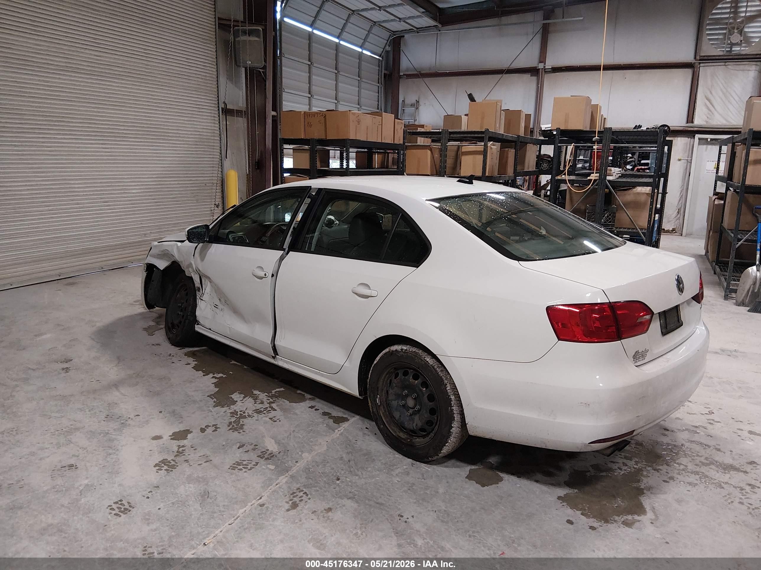 2014 Volkswagen Jetta 1.8t Se Белый vin: 3VWD17AJ6EM413556