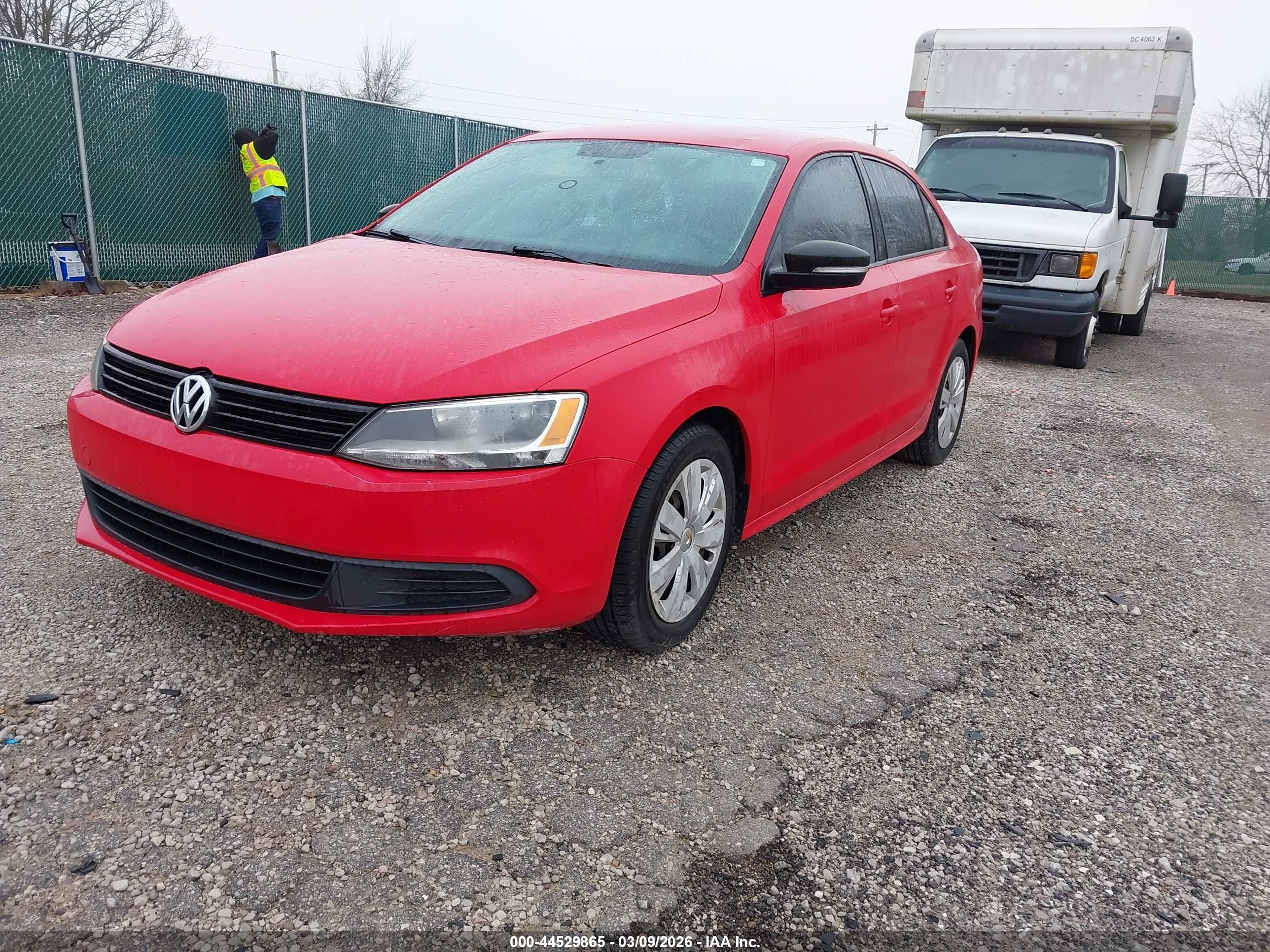 2014 Volkswagen Jetta 1.8t Se Red vin: 3VWD17AJ6EM417557