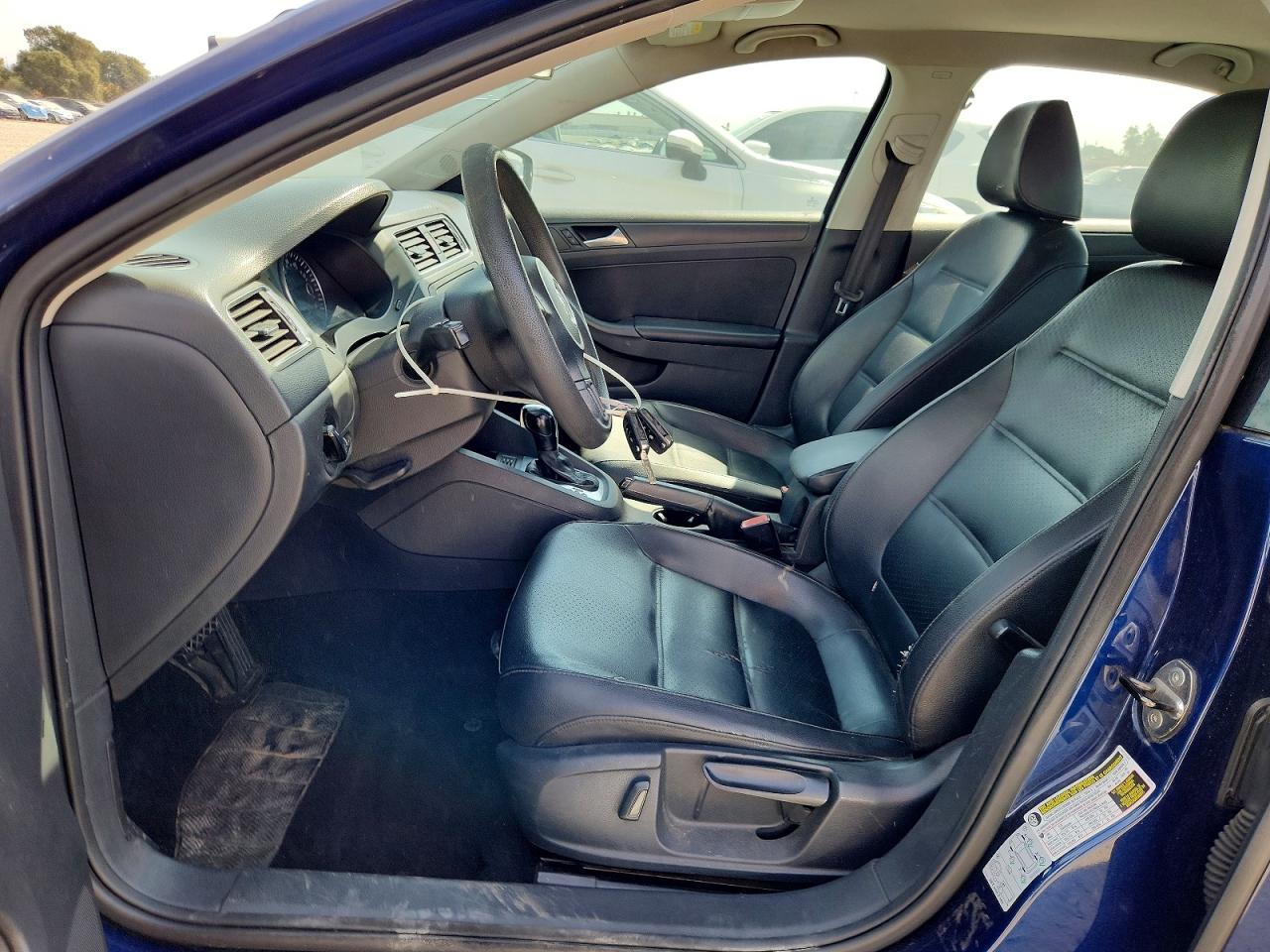 2014 Volkswagen Jetta Se Blue vin: 3VWD17AJ6EM417915