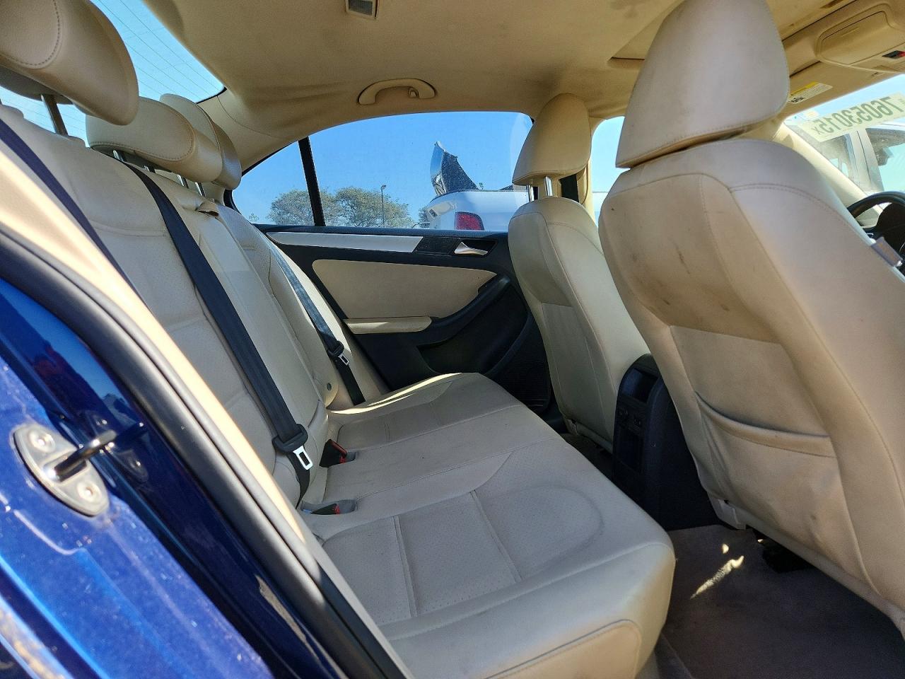 2014 Volkswagen Jetta Se Blue vin: 3VWD17AJ6EM444905
