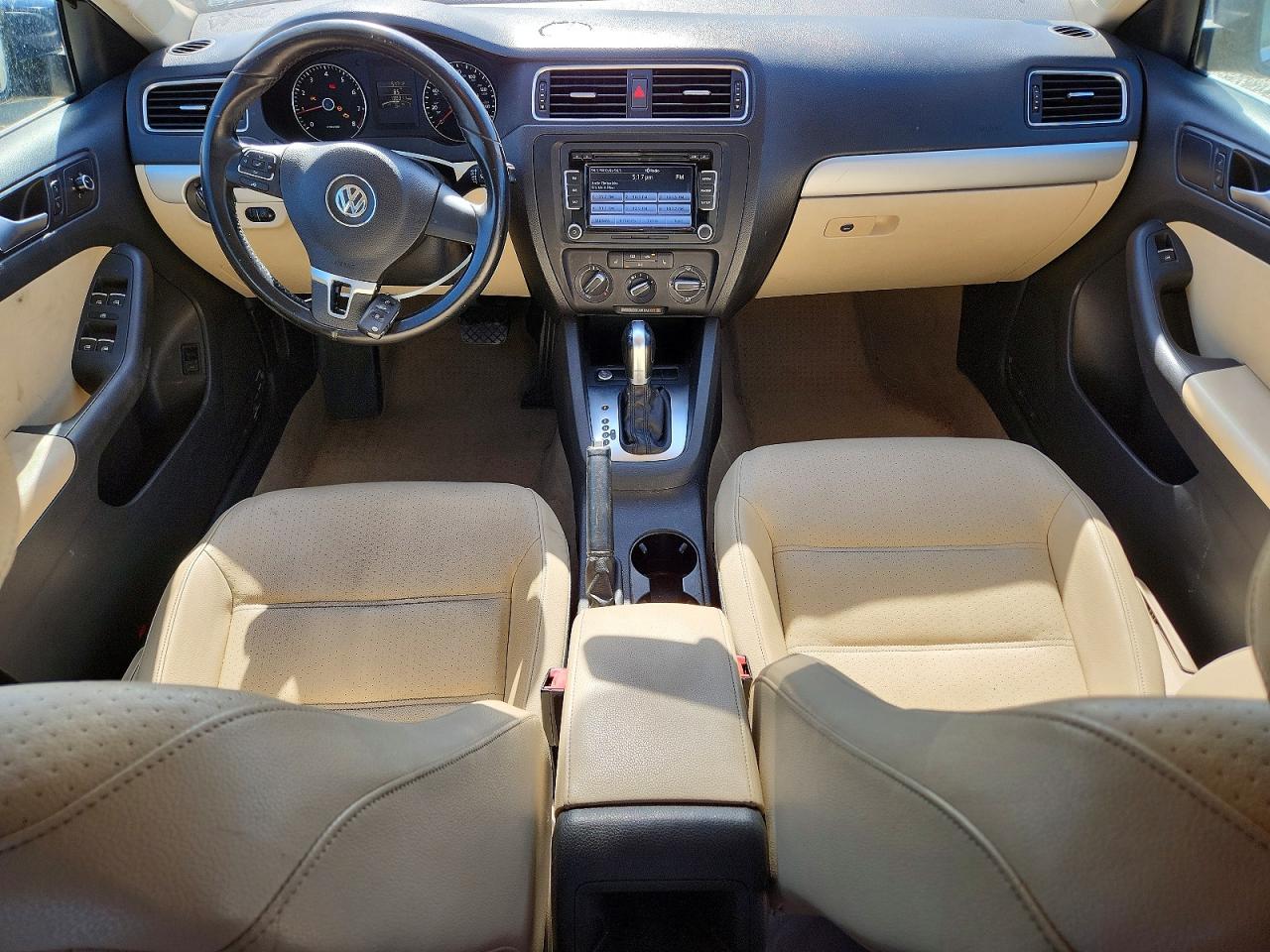 2014 Volkswagen Jetta Se Blue vin: 3VWD17AJ6EM444905