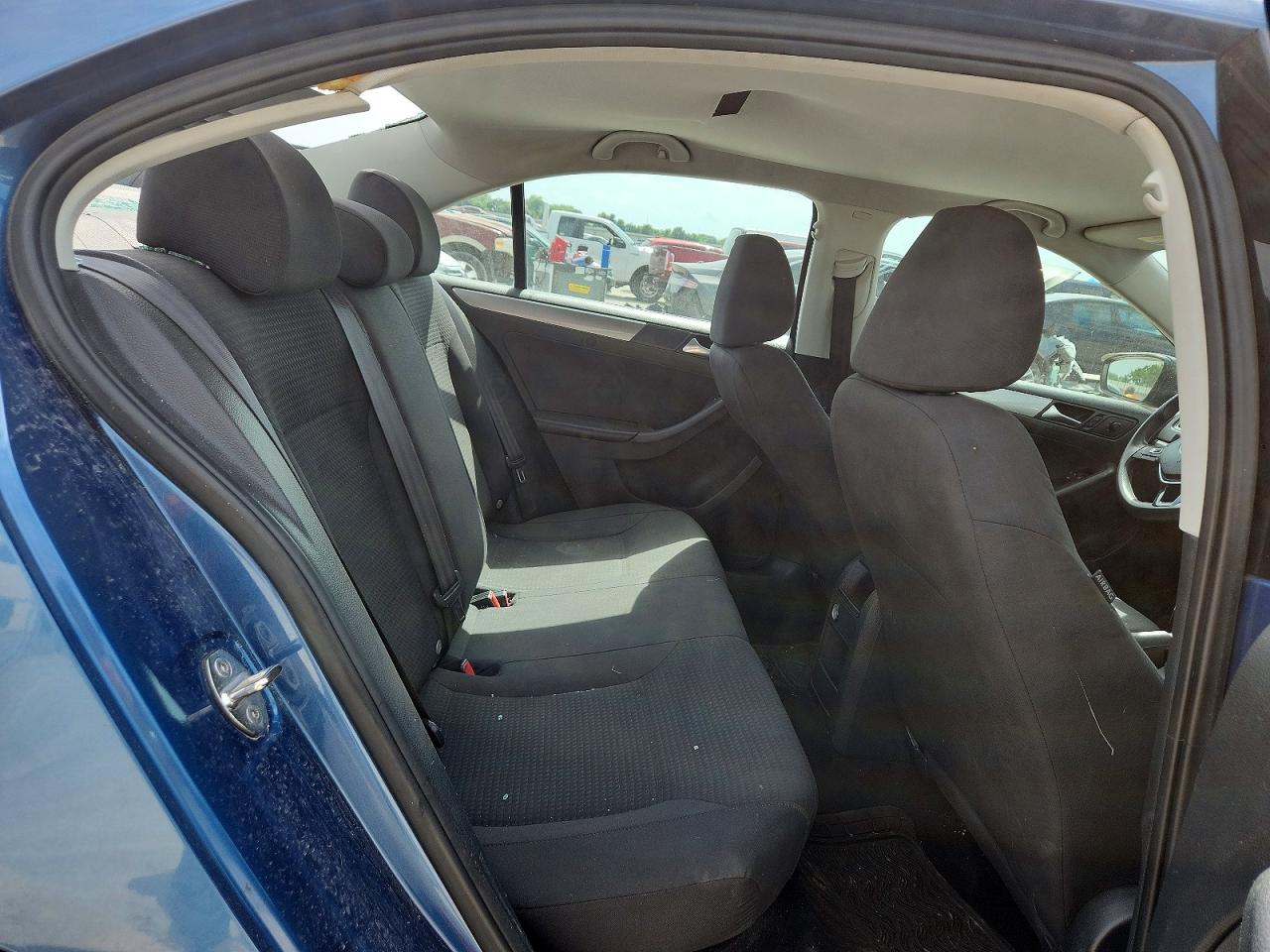 2015 Volkswagen Jetta Se Blue vin: 3VWD17AJ6FM296515