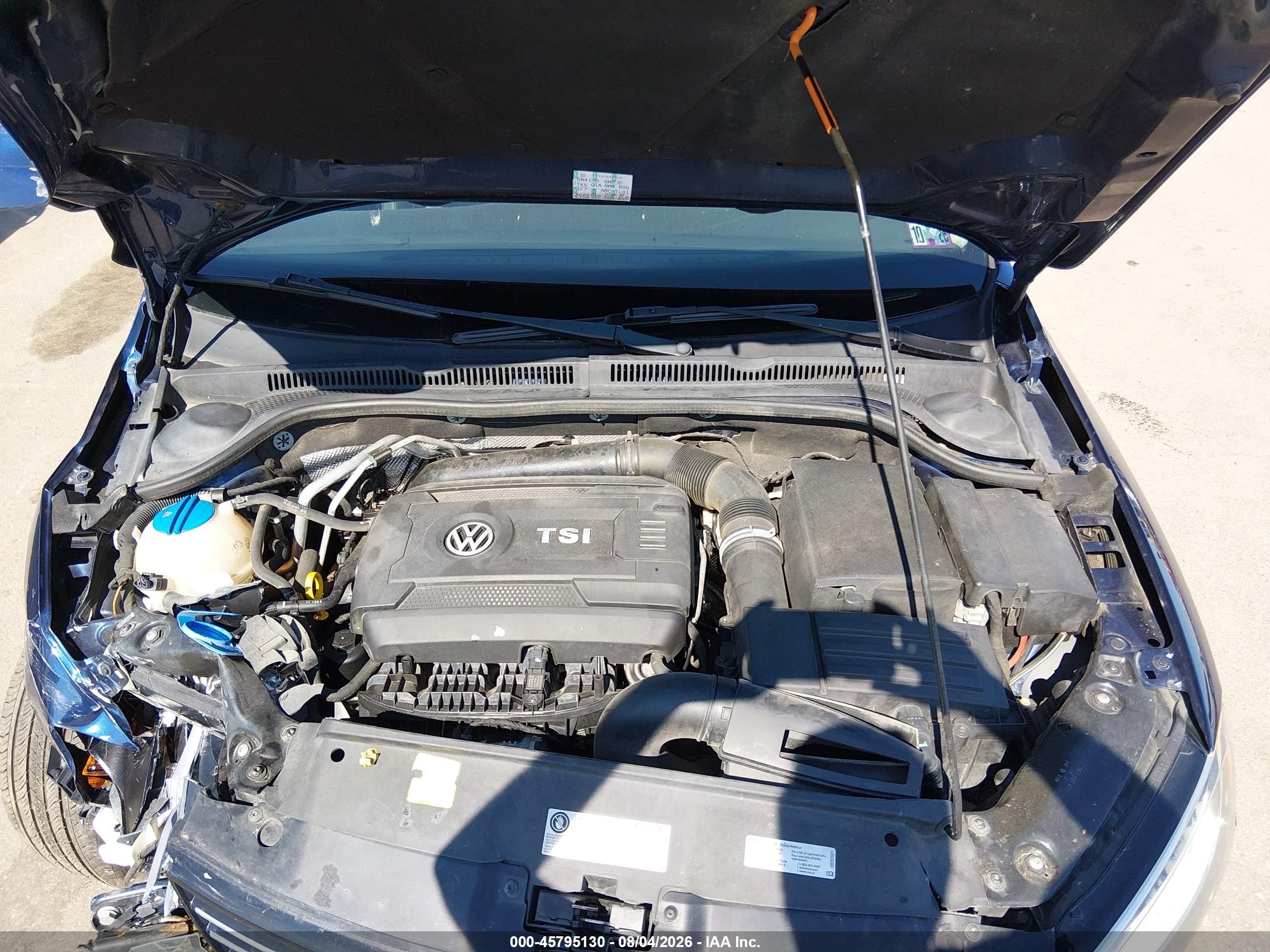 2014 Volkswagen Jetta 1.8t Se Синий vin: 3VWD17AJ7EM209381