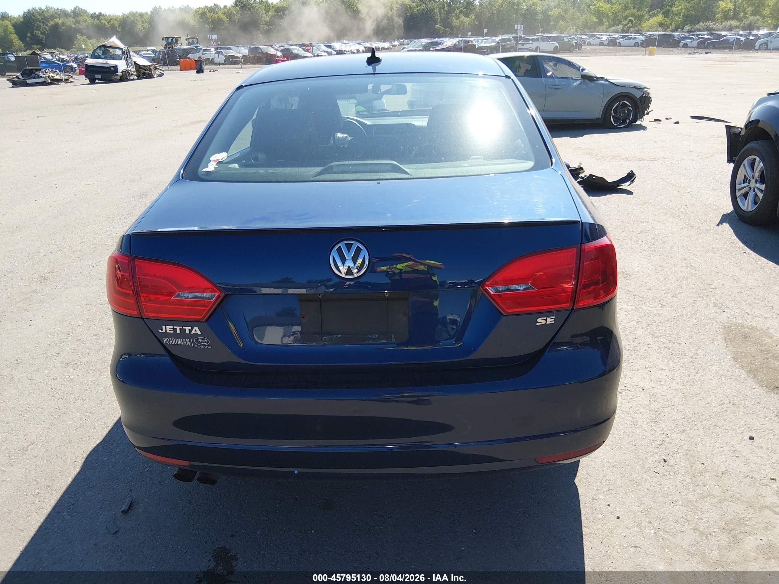 2014 Volkswagen Jetta 1.8t Se Синий vin: 3VWD17AJ7EM209381