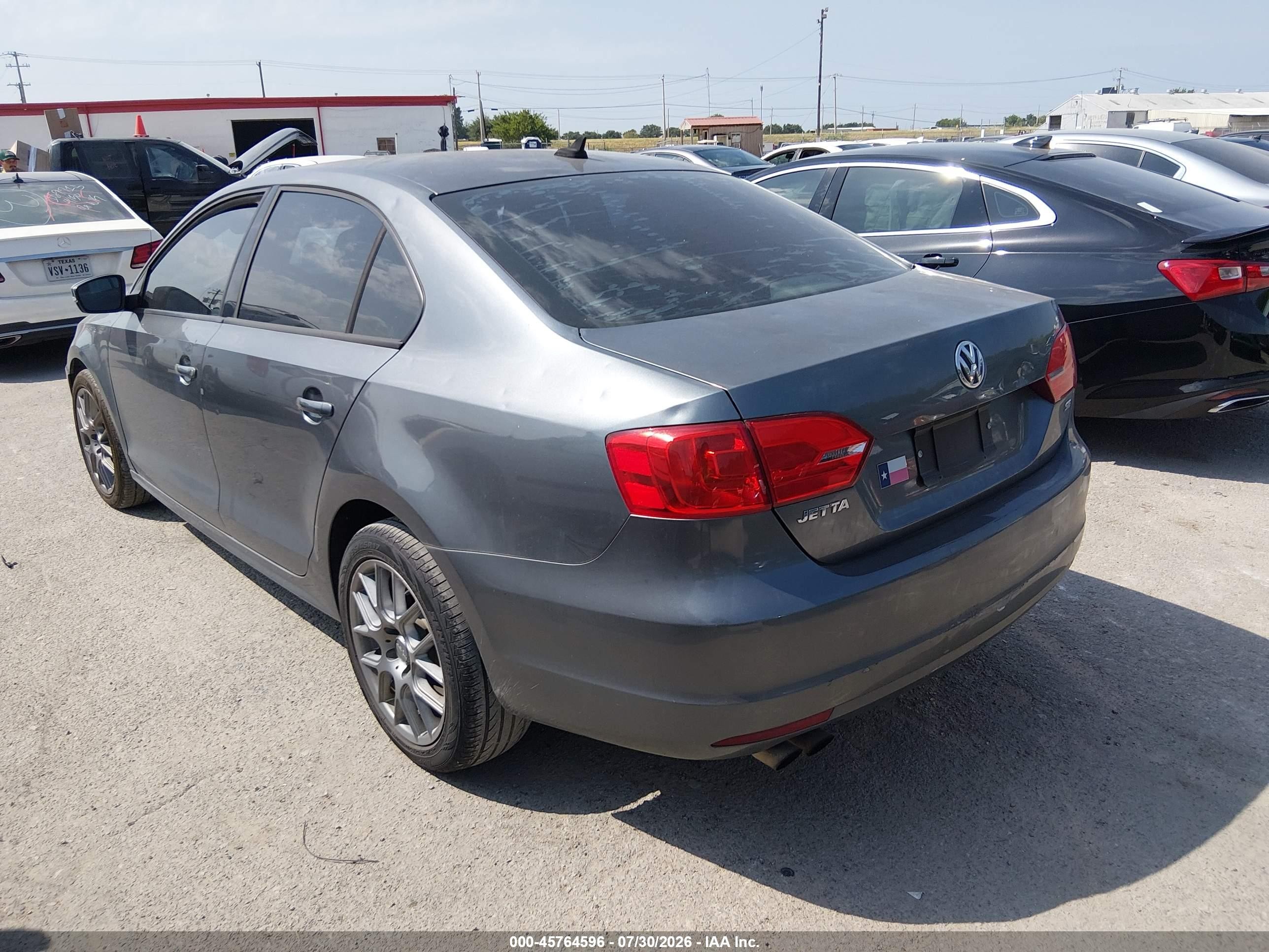 2014 Volkswagen Jetta 1.8t Se Серый vin: 3VWD17AJ7EM227976