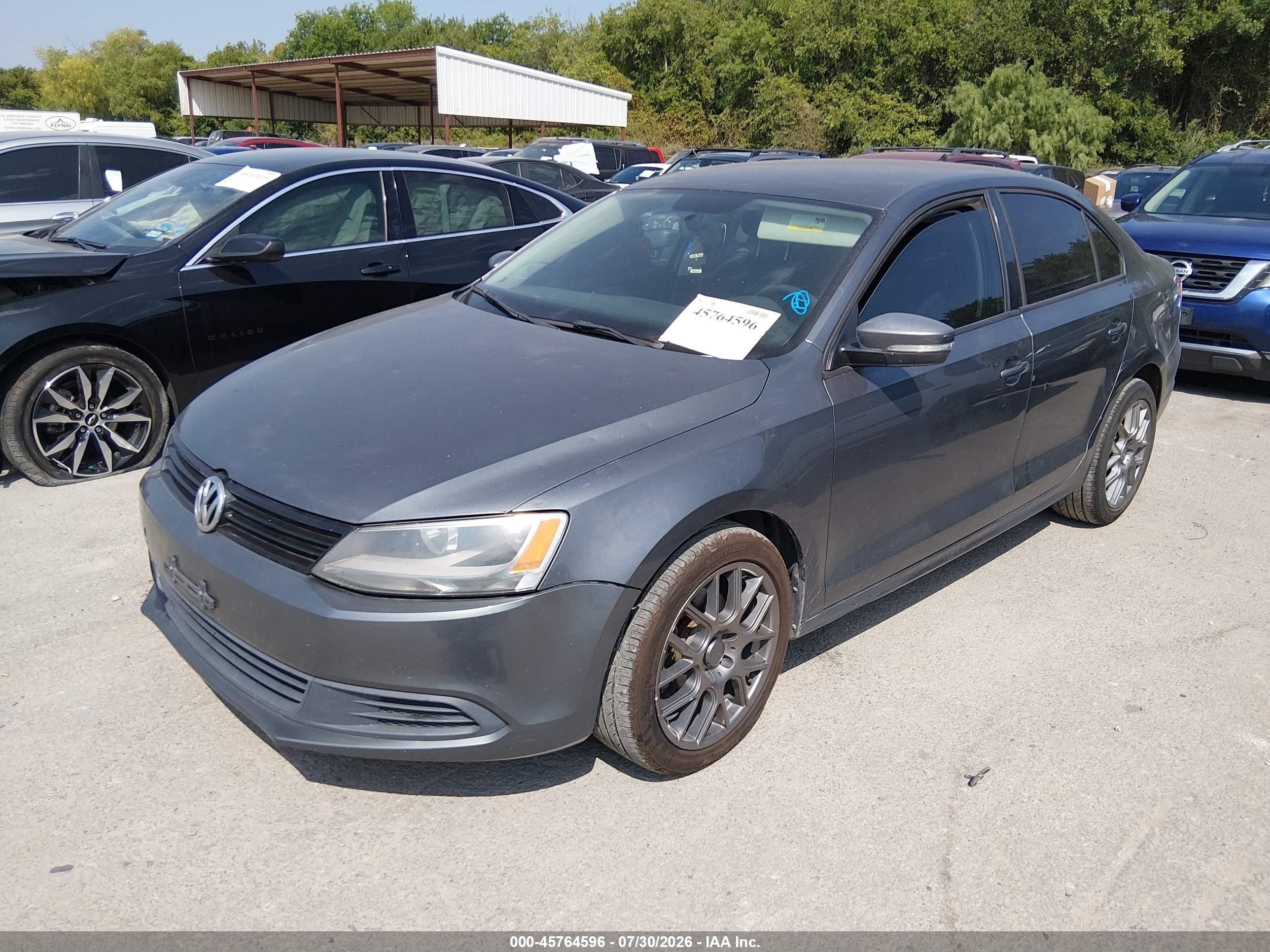 2014 Volkswagen Jetta 1.8t Se Серый vin: 3VWD17AJ7EM227976
