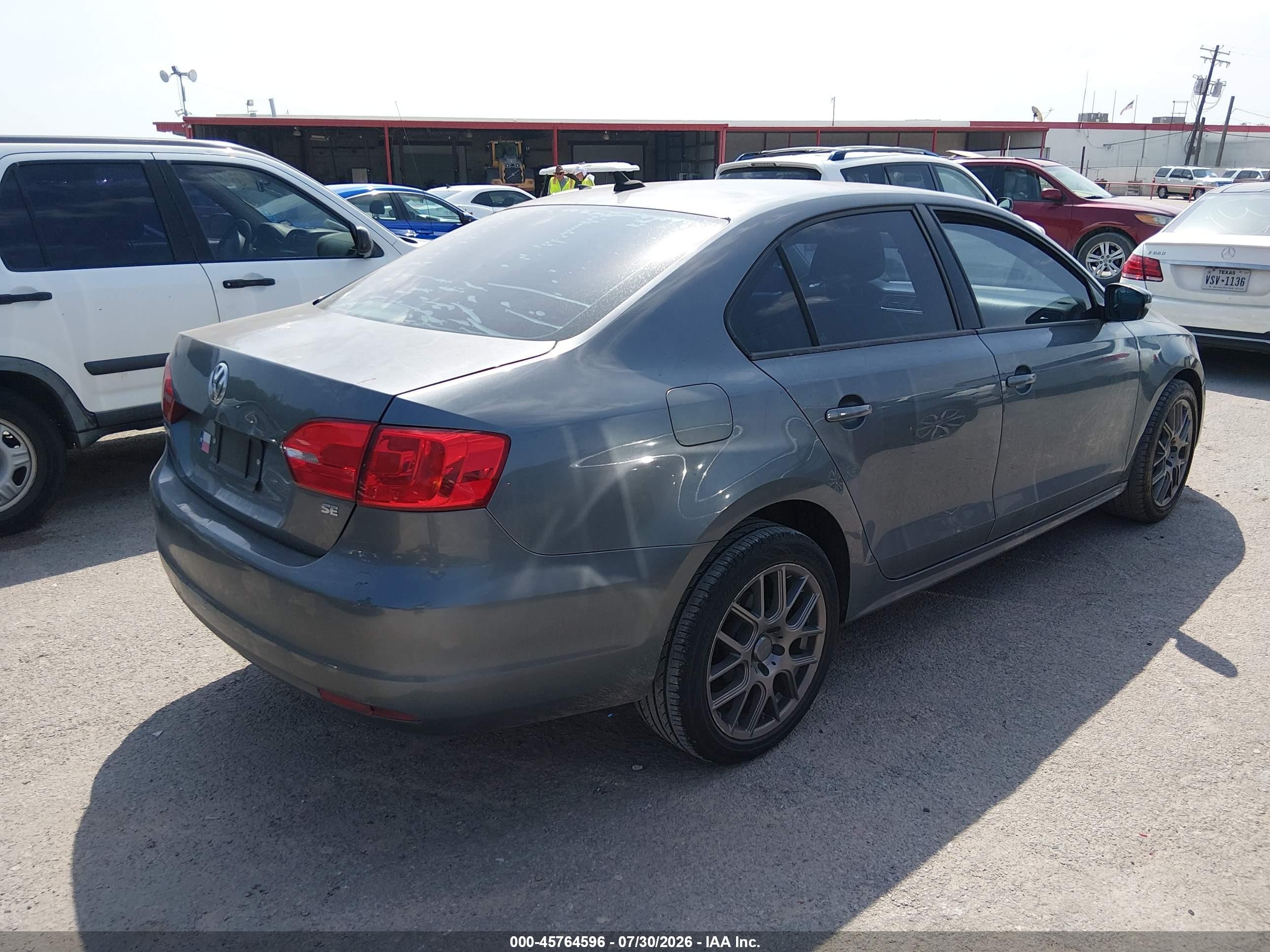 2014 Volkswagen Jetta 1.8t Se Серый vin: 3VWD17AJ7EM227976