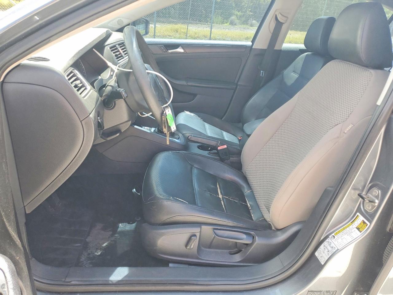 2014 Volkswagen Jetta Se Gray vin: 3VWD17AJ7EM238279
