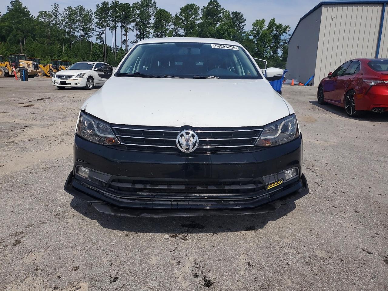 2014 Volkswagen Jetta Se White vin: 3VWD17AJ7EM263294