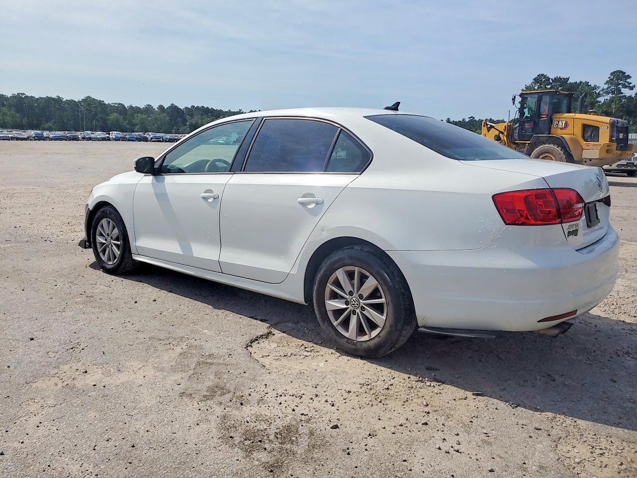 2014 Volkswagen Jetta Se White vin: 3VWD17AJ7EM263294