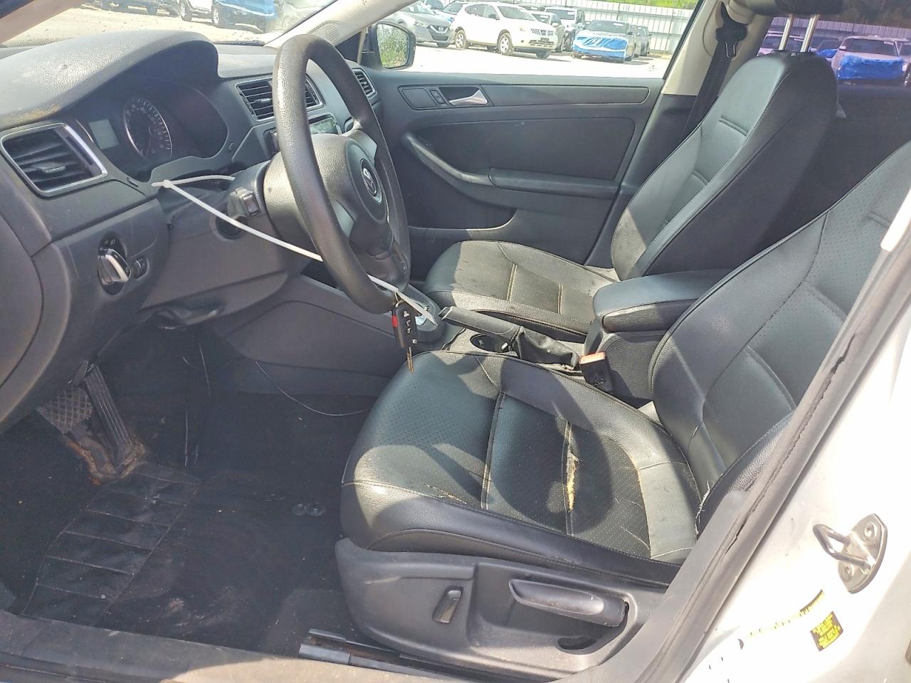2014 Volkswagen Jetta Se White vin: 3VWD17AJ7EM263294
