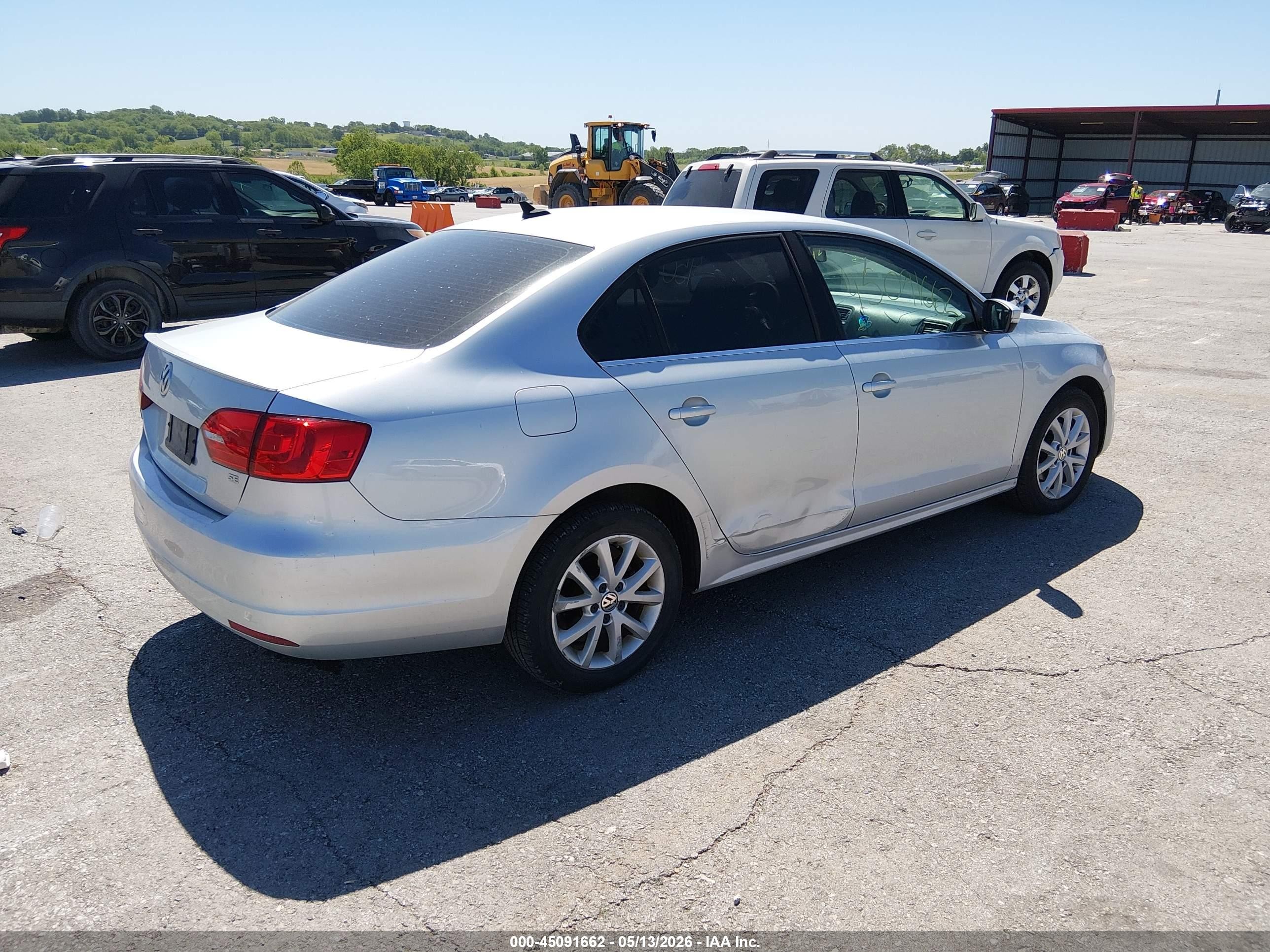 2014 Volkswagen Jetta 1.8t Se Silver vin: 3VWD17AJ7EM271217
