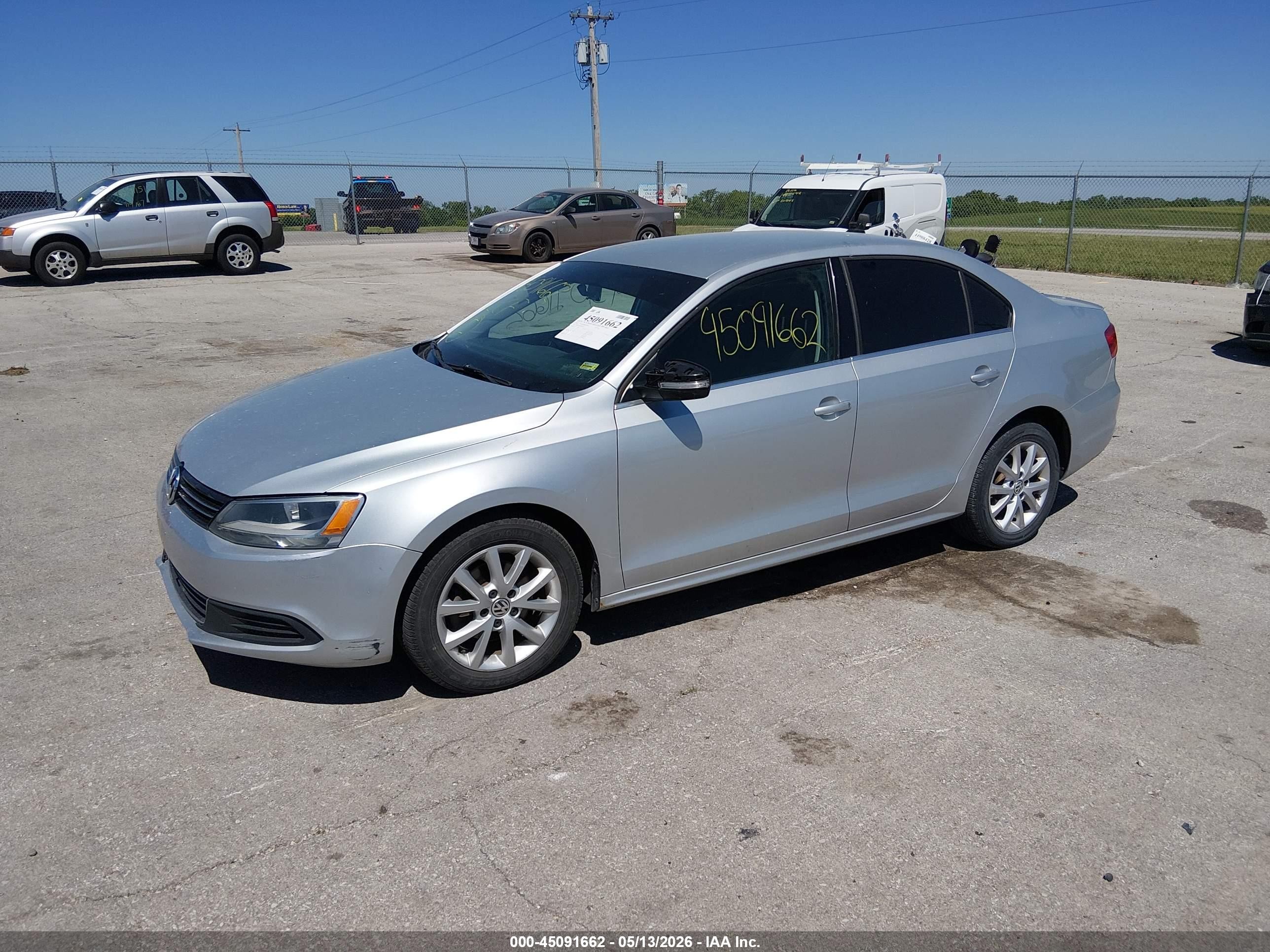 2014 Volkswagen Jetta 1.8t Se Silver vin: 3VWD17AJ7EM271217