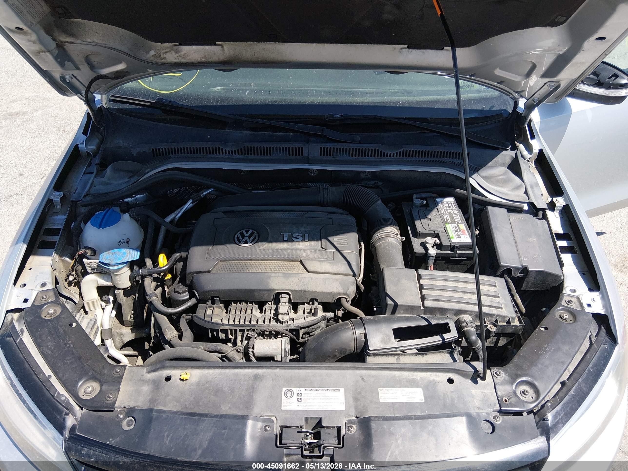 2014 Volkswagen Jetta 1.8t Se Silver vin: 3VWD17AJ7EM271217