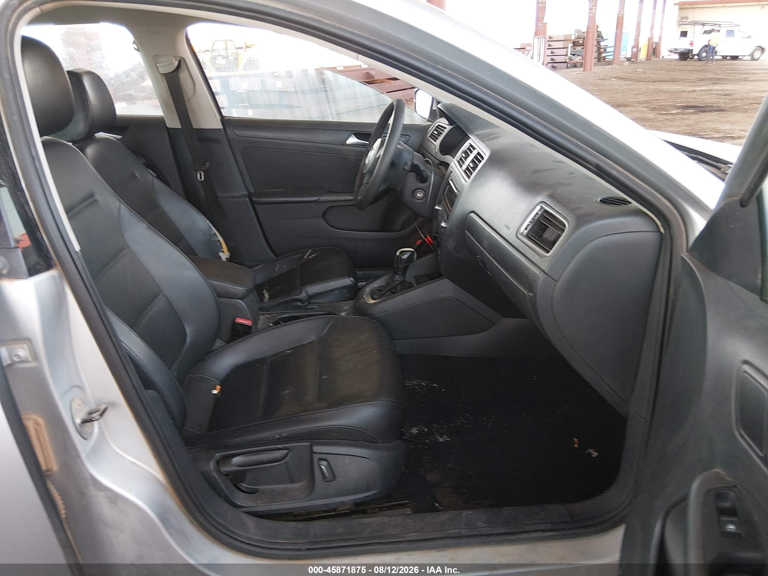 2014 Volkswagen Jetta 1.8t Se Gray vin: 3VWD17AJ7EM279706