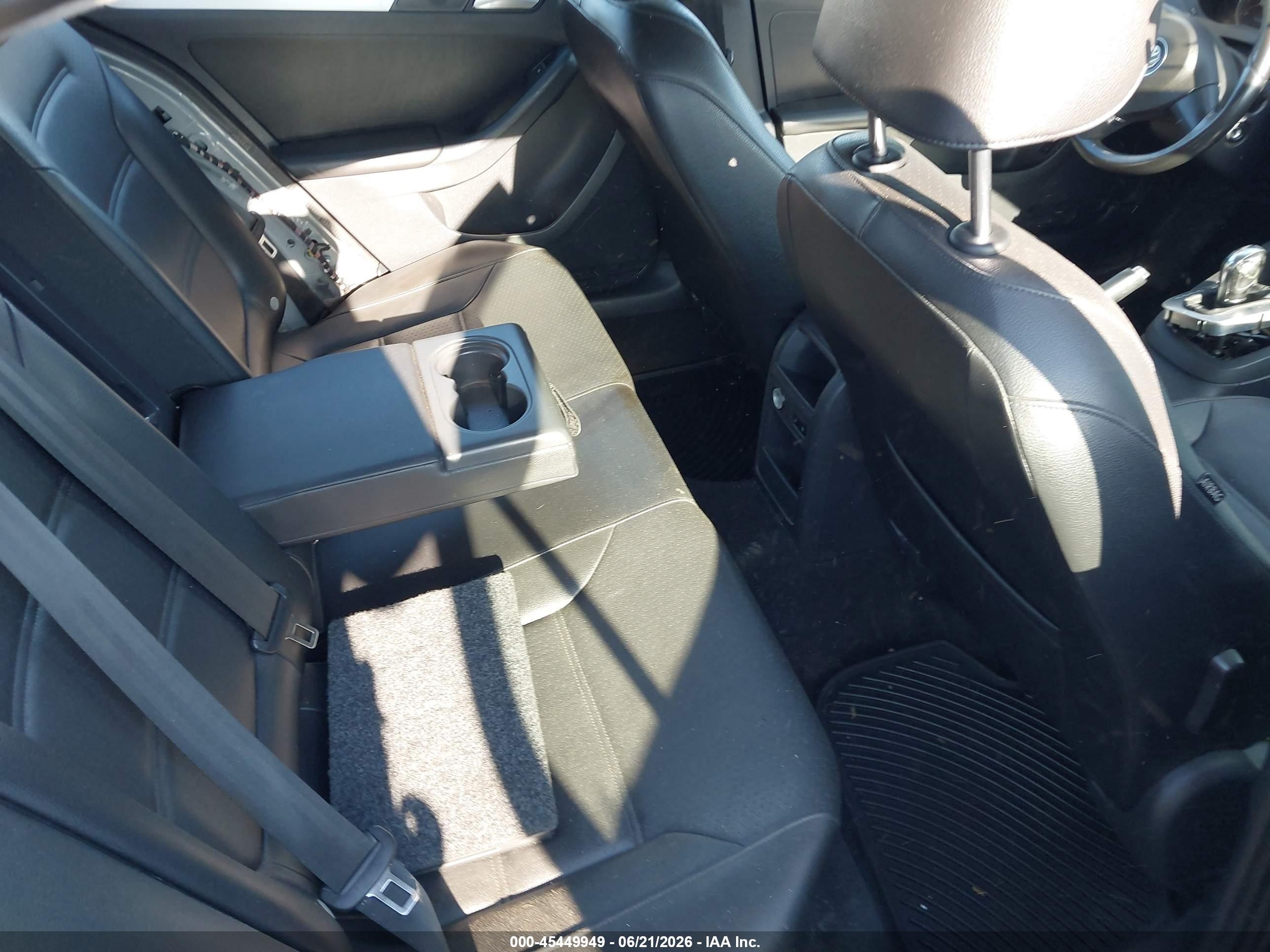 2014 Volkswagen Jetta 1.8t Se Black vin: 3VWD17AJ7EM309951