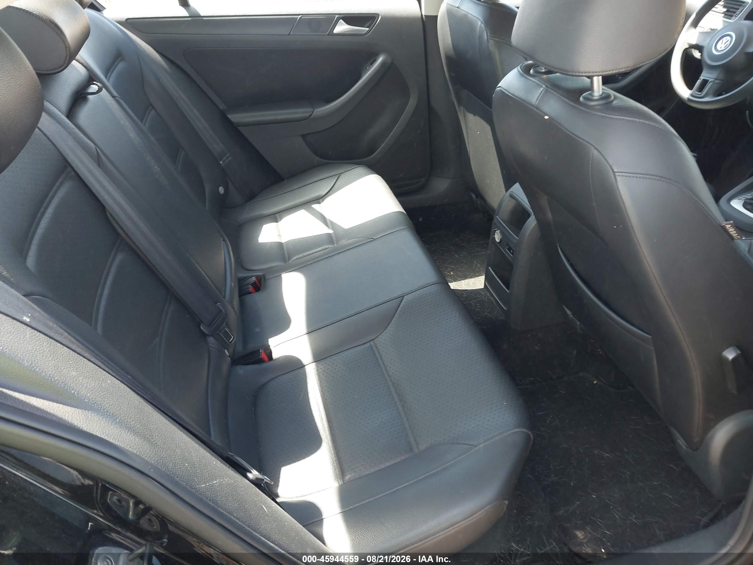 2014 Volkswagen Jetta 1.8t Se Black vin: 3VWD17AJ7EM310906