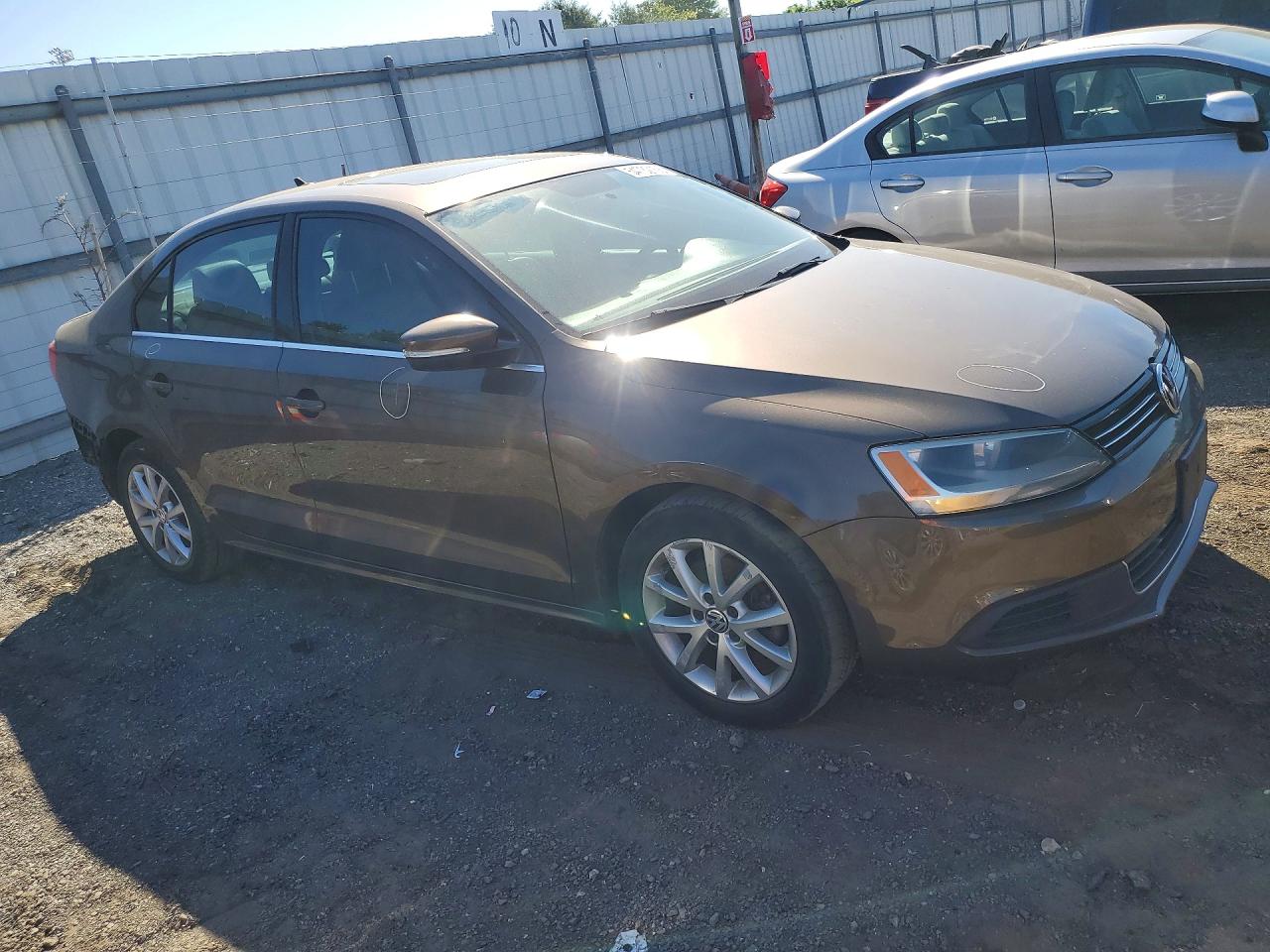 2014 Volkswagen Jetta Se Brown vin: 3VWD17AJ7EM322148