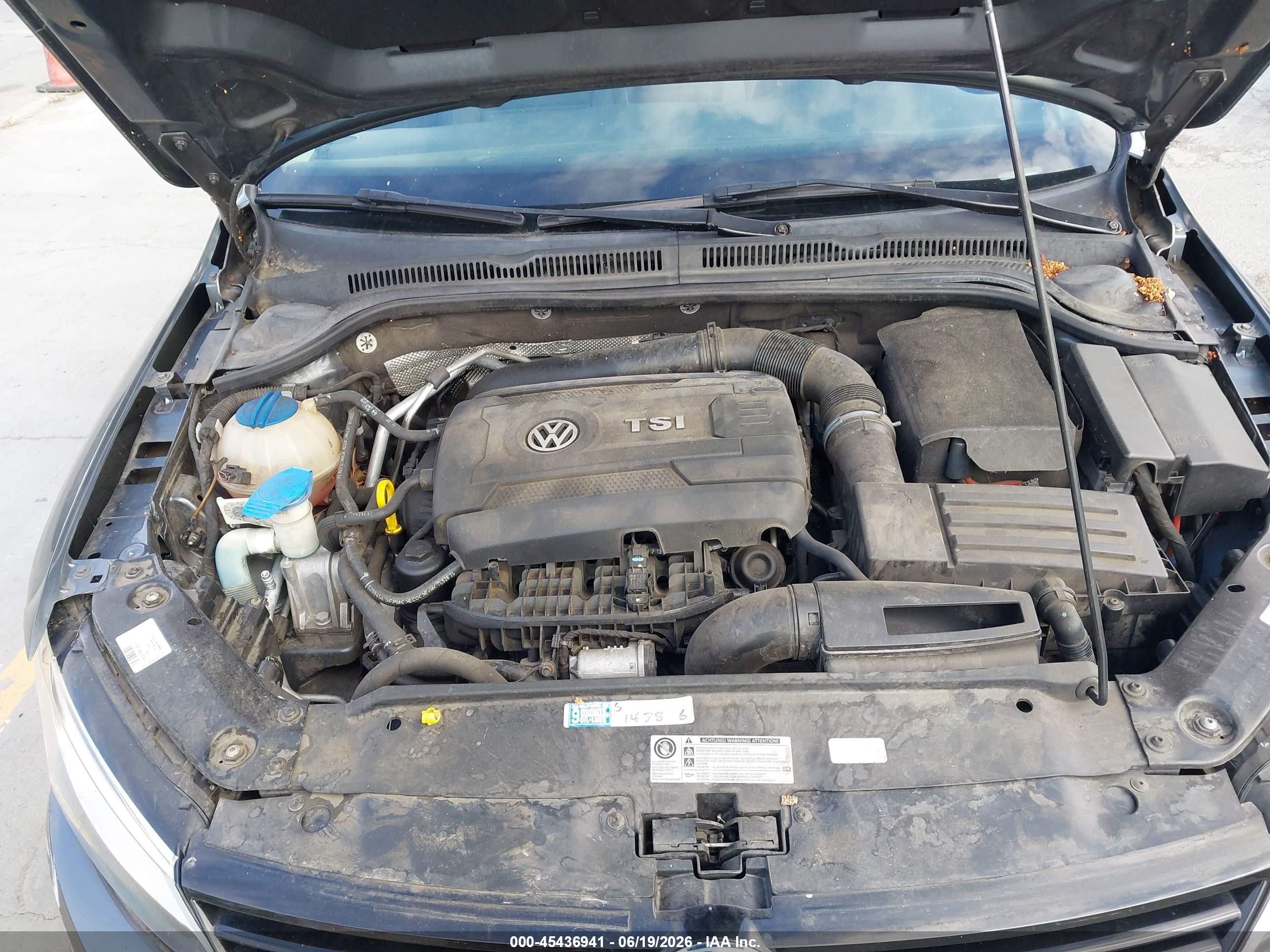 2014 Volkswagen Jetta 1.8t Se Gray vin: 3VWD17AJ7EM362567