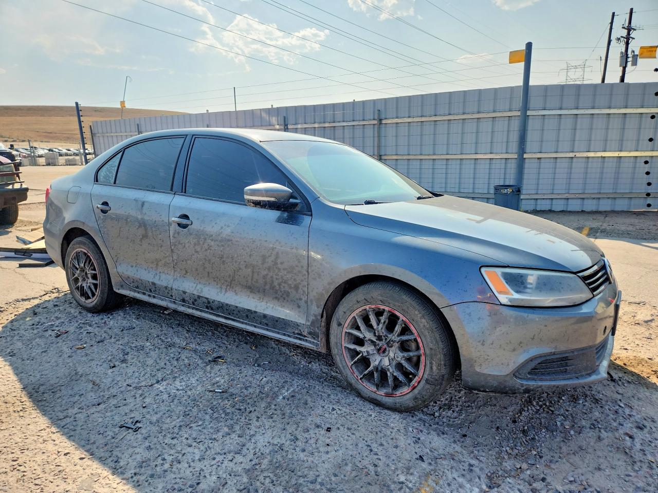 2014 Volkswagen Jetta Se Charcoal vin: 3VWD17AJ7EM364450