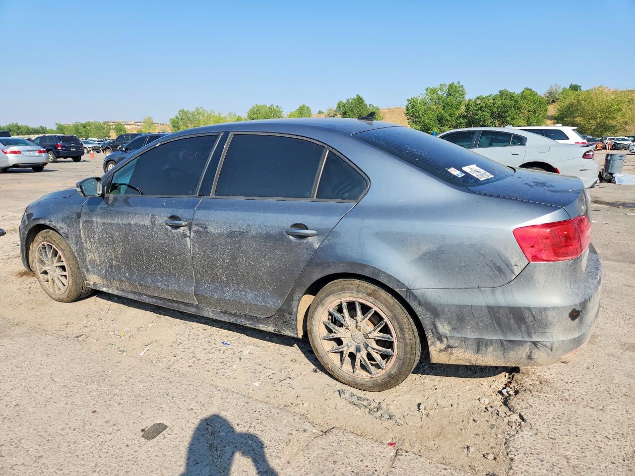 2014 Volkswagen Jetta Se Charcoal vin: 3VWD17AJ7EM364450