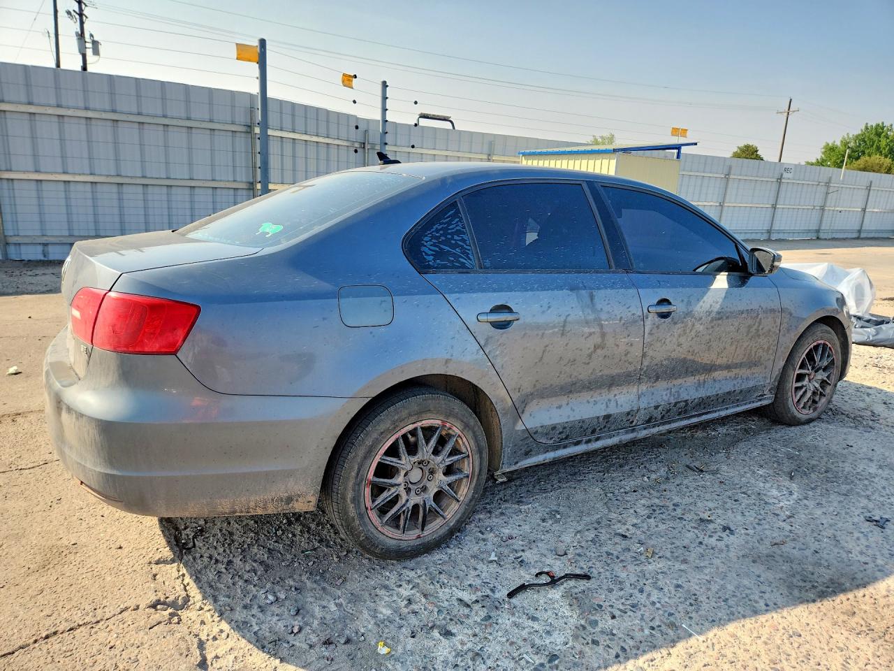2014 Volkswagen Jetta Se Charcoal vin: 3VWD17AJ7EM364450