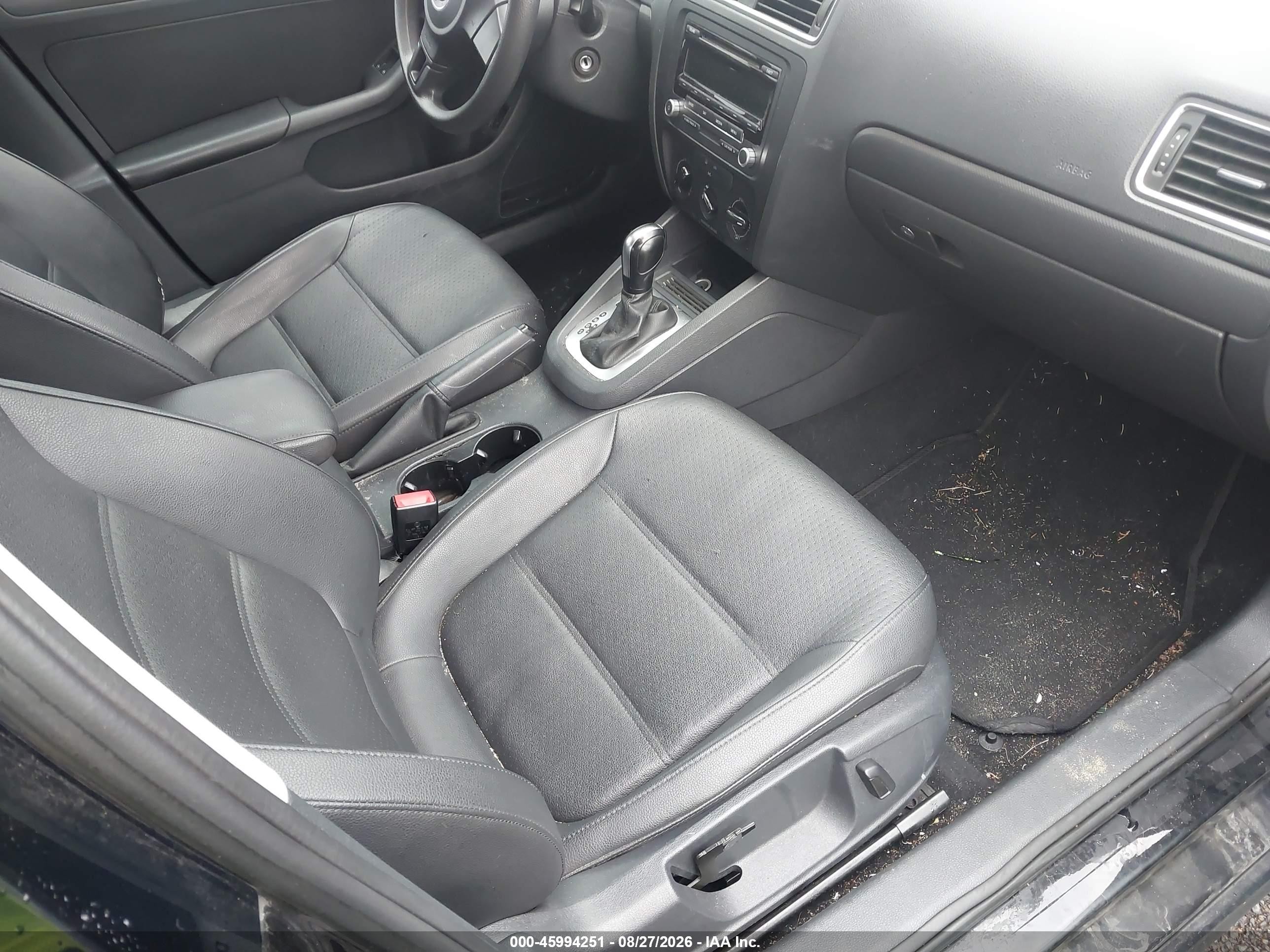 2014 Volkswagen Jetta 1.8t Se Black vin: 3VWD17AJ7EM396573