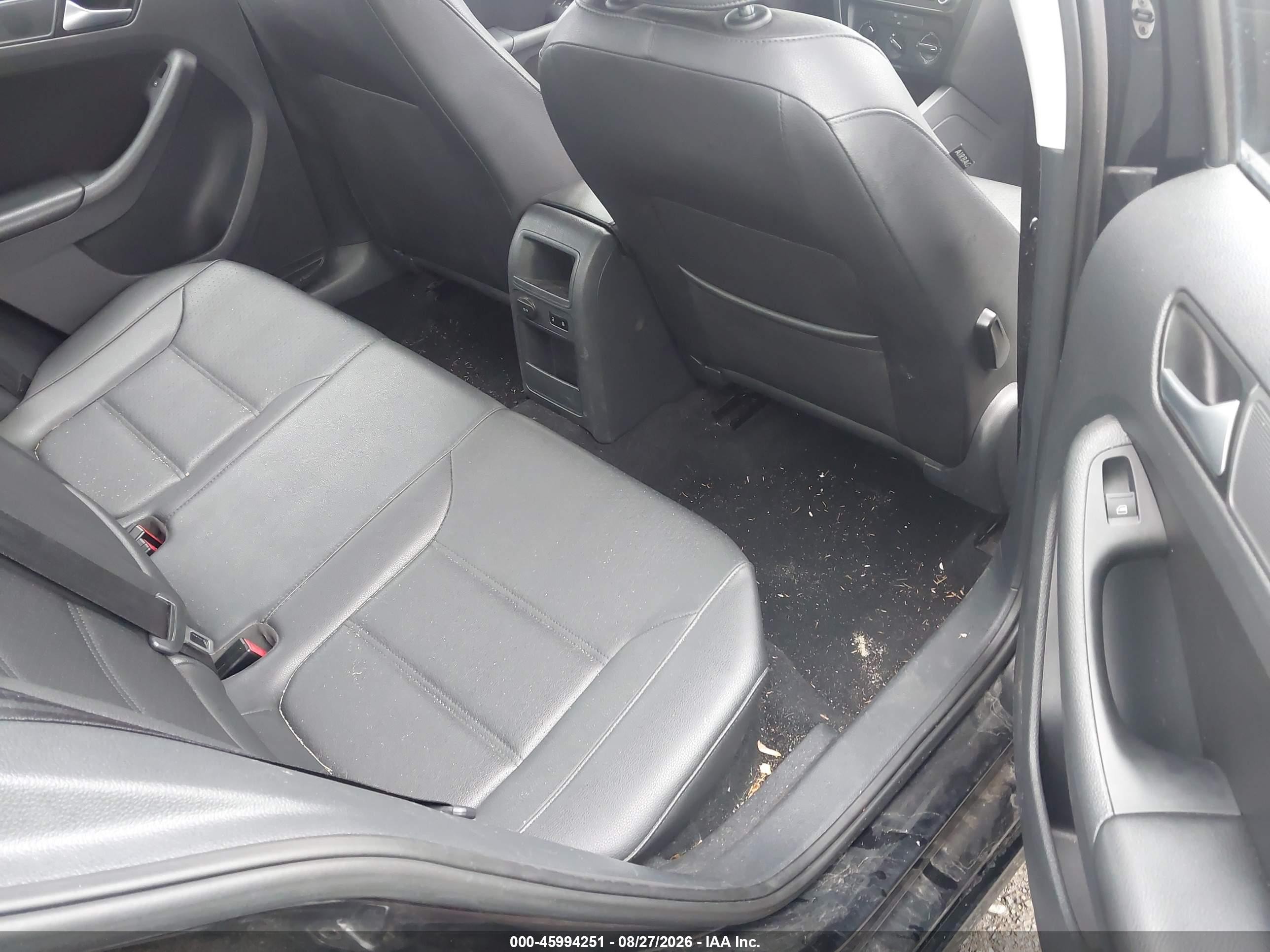 2014 Volkswagen Jetta 1.8t Se Black vin: 3VWD17AJ7EM396573
