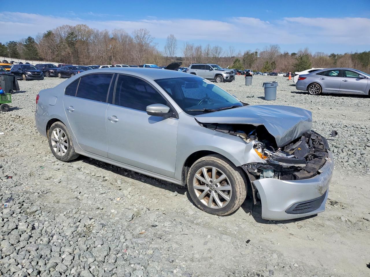 2014 Volkswagen Jetta Se Серый vin: 3VWD17AJ7EM402467