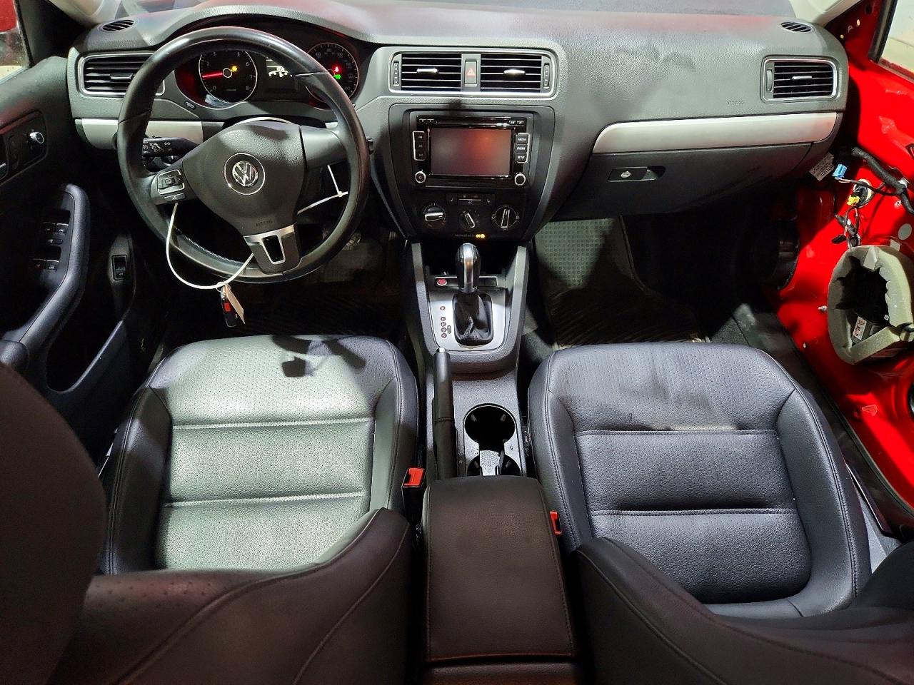 2014 Volkswagen Jetta Se Red vin: 3VWD17AJ7EM418846