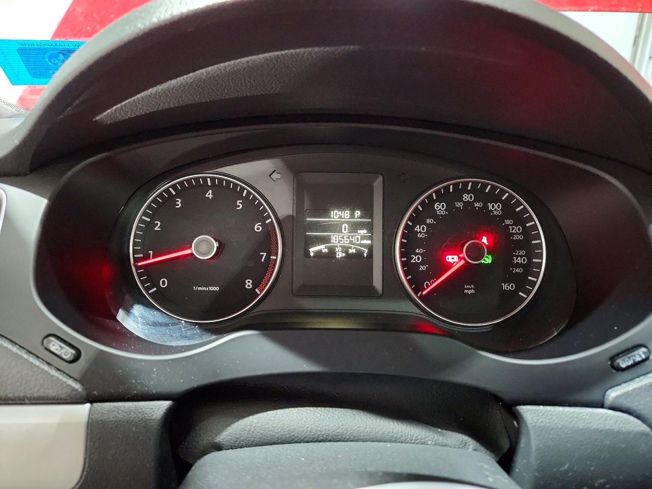 2014 Volkswagen Jetta Se Red vin: 3VWD17AJ7EM418846