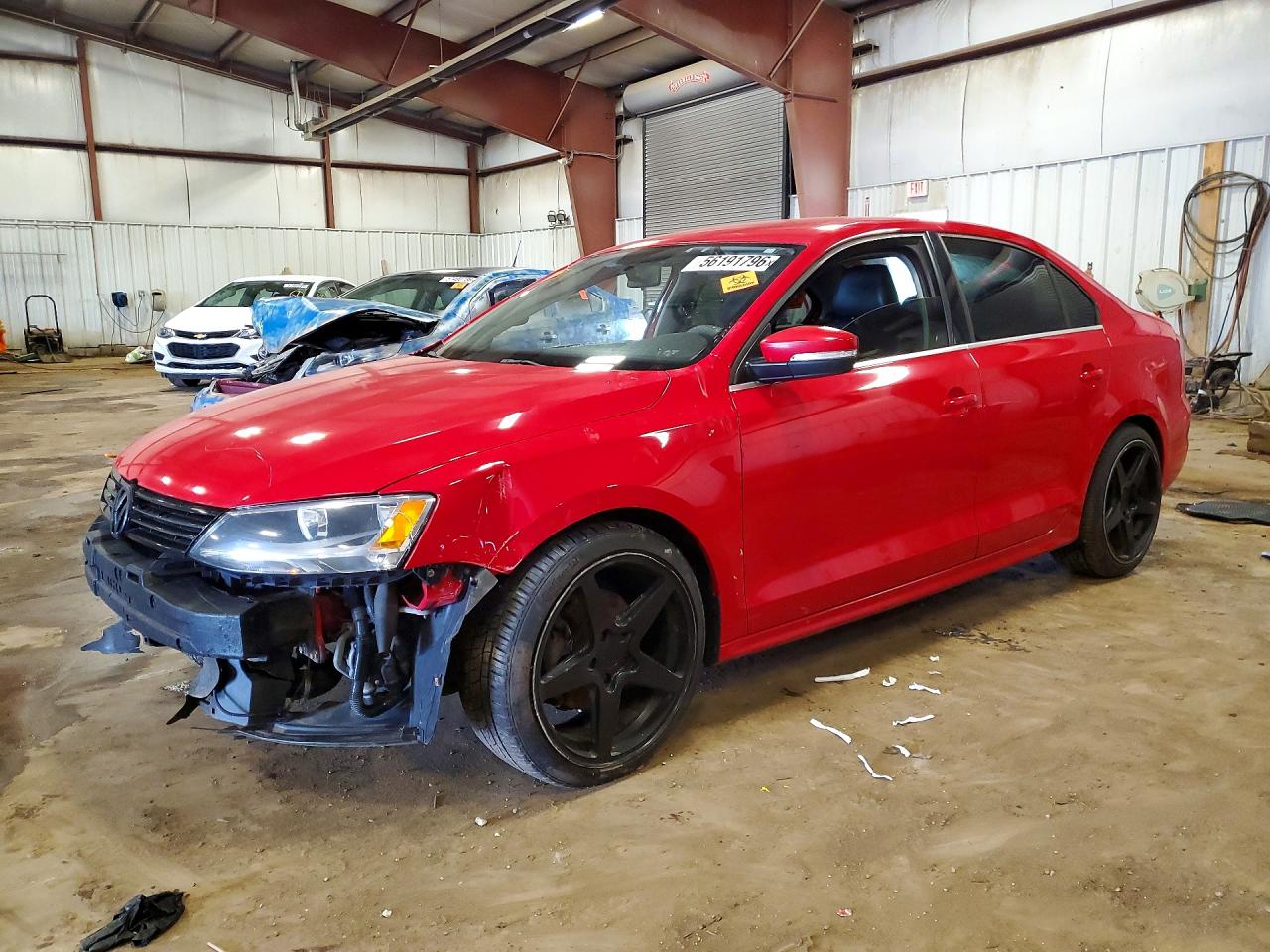 2014 Volkswagen Jetta Se Red vin: 3VWD17AJ7EM420502