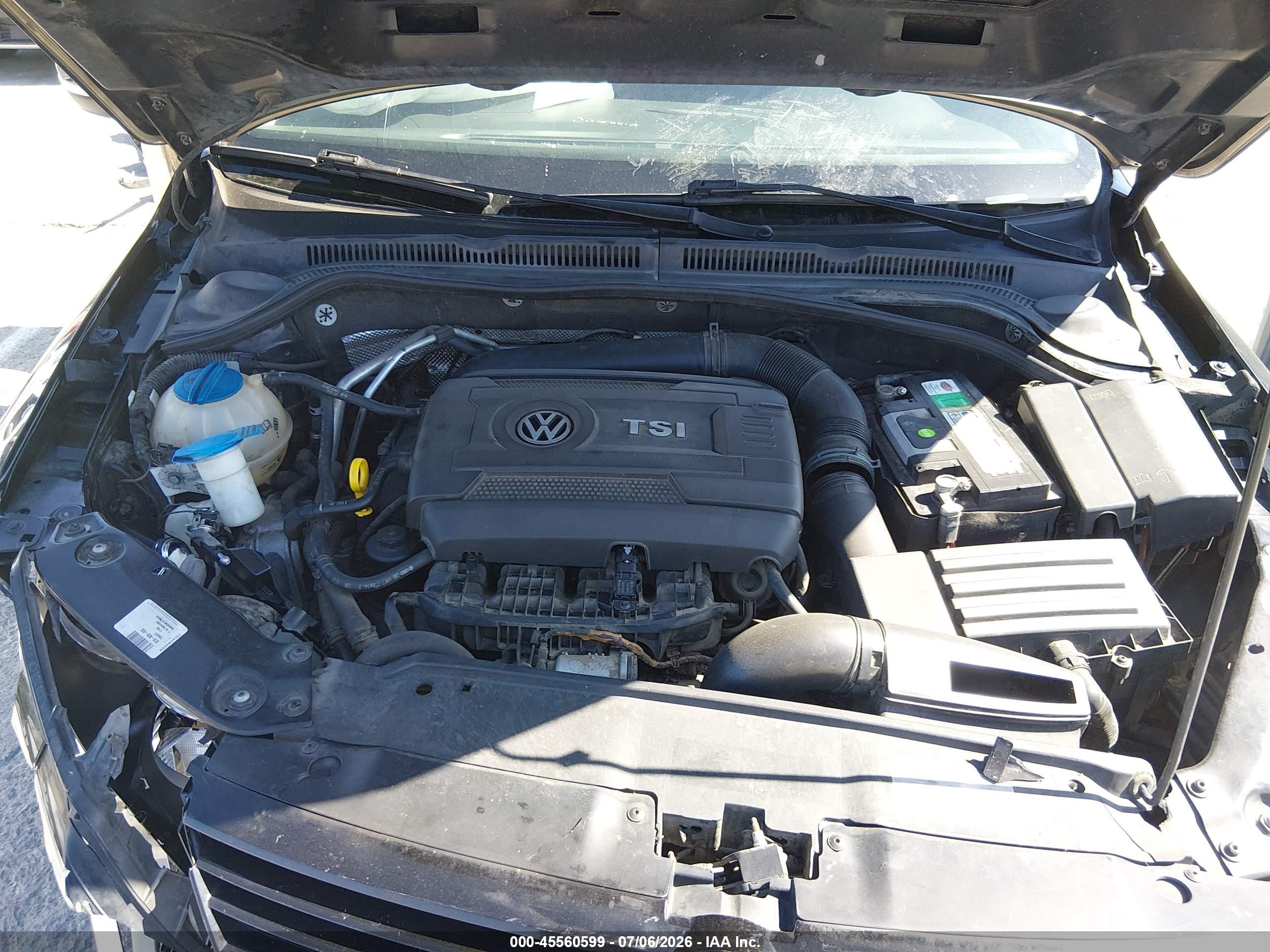 2014 Volkswagen Jetta 1.8t Se Black vin: 3VWD17AJ7EM437073