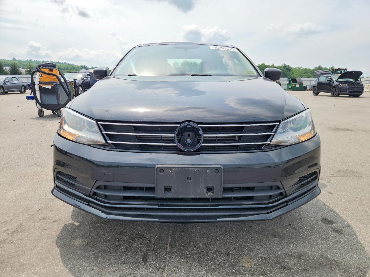 2015 Volkswagen Jetta Se Black vin: 3VWD17AJ7FM201718