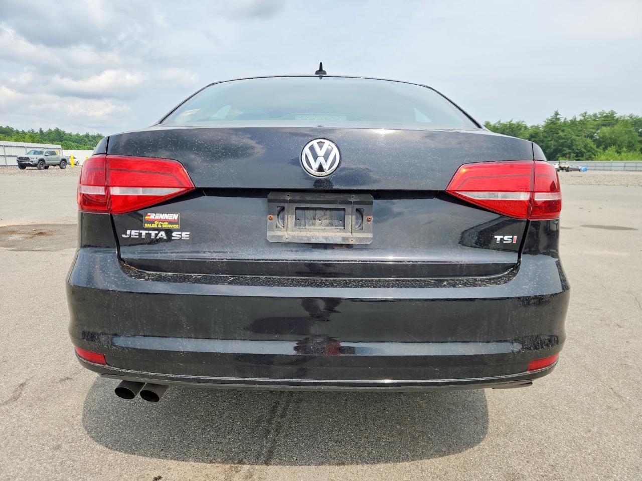 2015 Volkswagen Jetta Se Black vin: 3VWD17AJ7FM201718