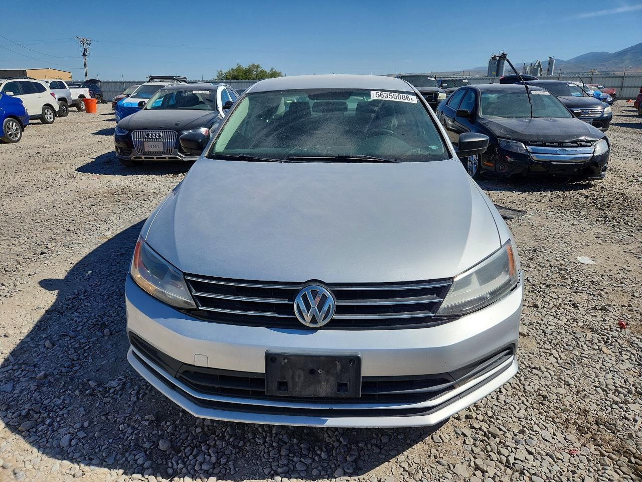 2015 Volkswagen Jetta Se Silver vin: 3VWD17AJ7FM206501