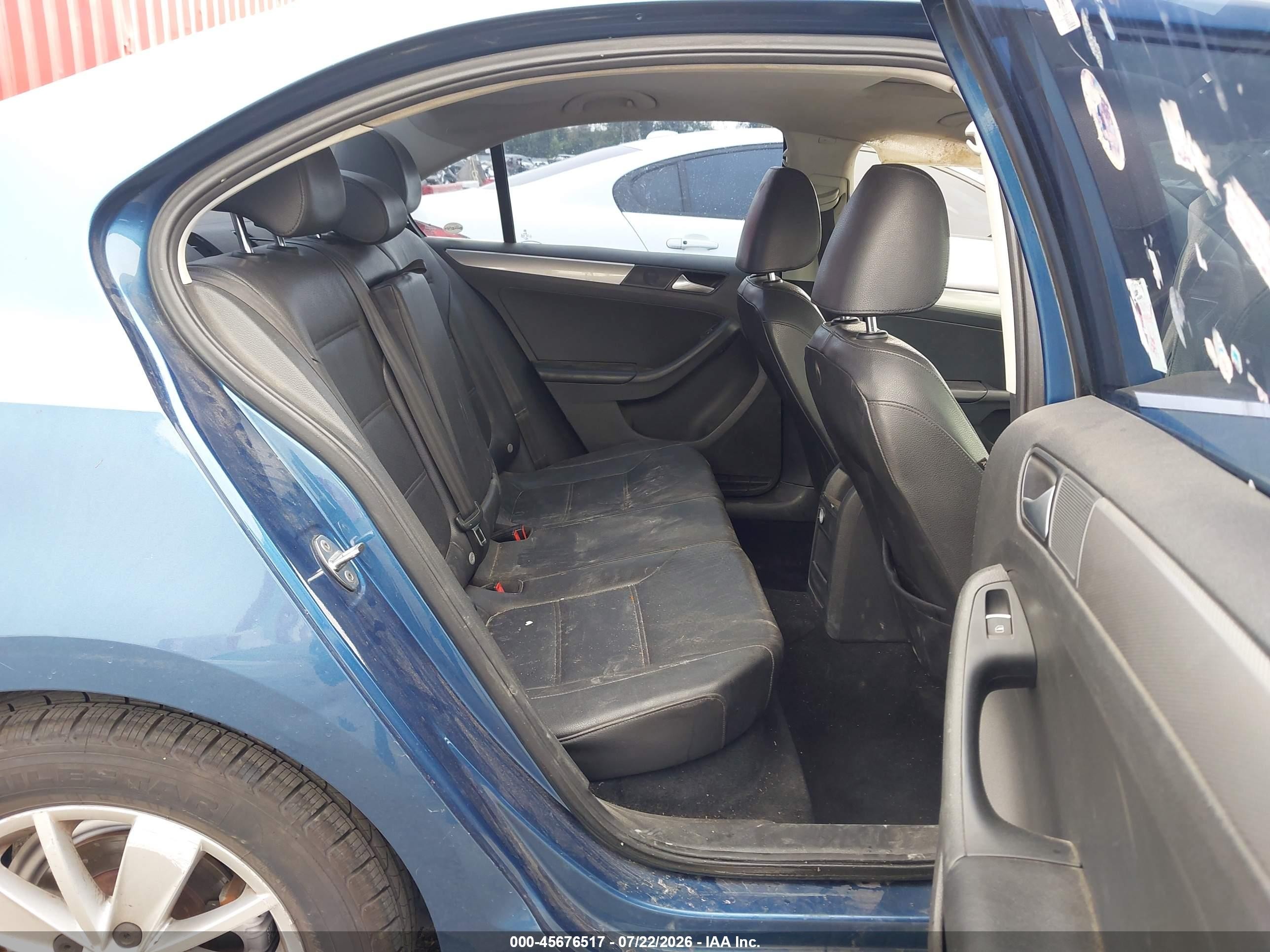 2015 Volkswagen Jetta 1.8t Se Синий vin: 3VWD17AJ7FM239109