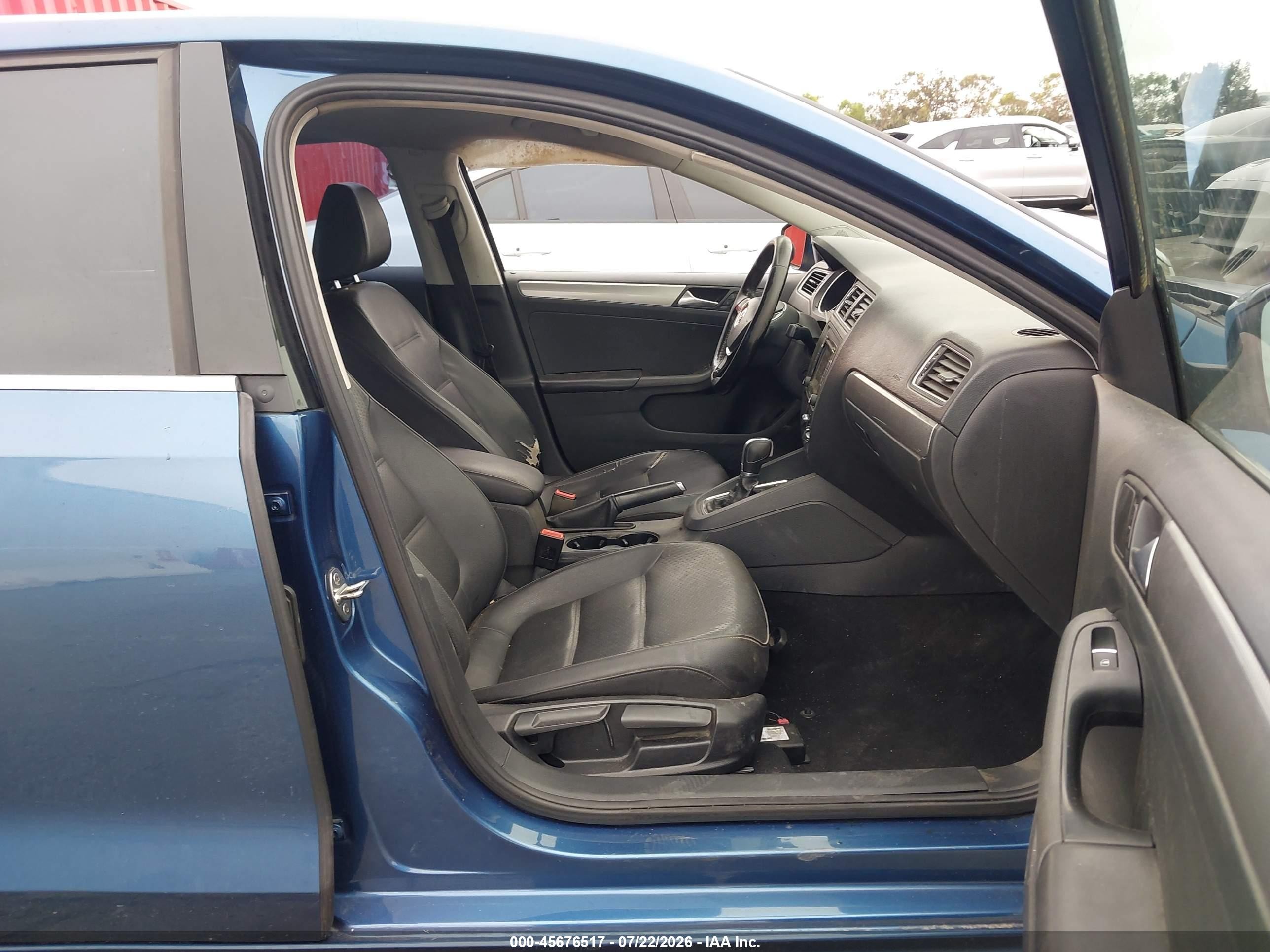 2015 Volkswagen Jetta 1.8t Se Синий vin: 3VWD17AJ7FM239109