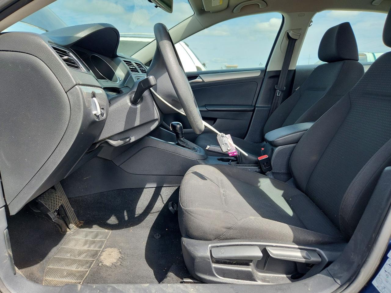 2015 Volkswagen Jetta Se Blue vin: 3VWD17AJ7FM276306