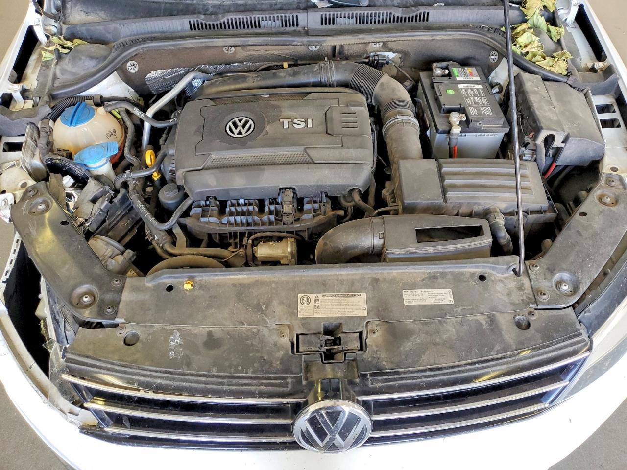 2015 Volkswagen Jetta Se White vin: 3VWD17AJ7FM286673