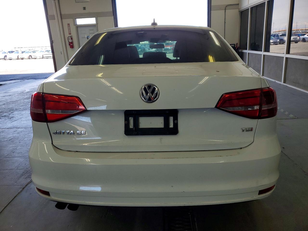 2015 Volkswagen Jetta Se White vin: 3VWD17AJ7FM286673