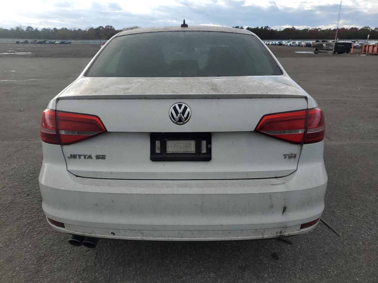 2015 Volkswagen Jetta Se White vin: 3VWD17AJ7FM300426