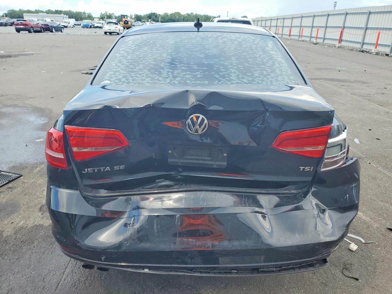 2015 Volkswagen Jetta Se Black vin: 3VWD17AJ7FM319901