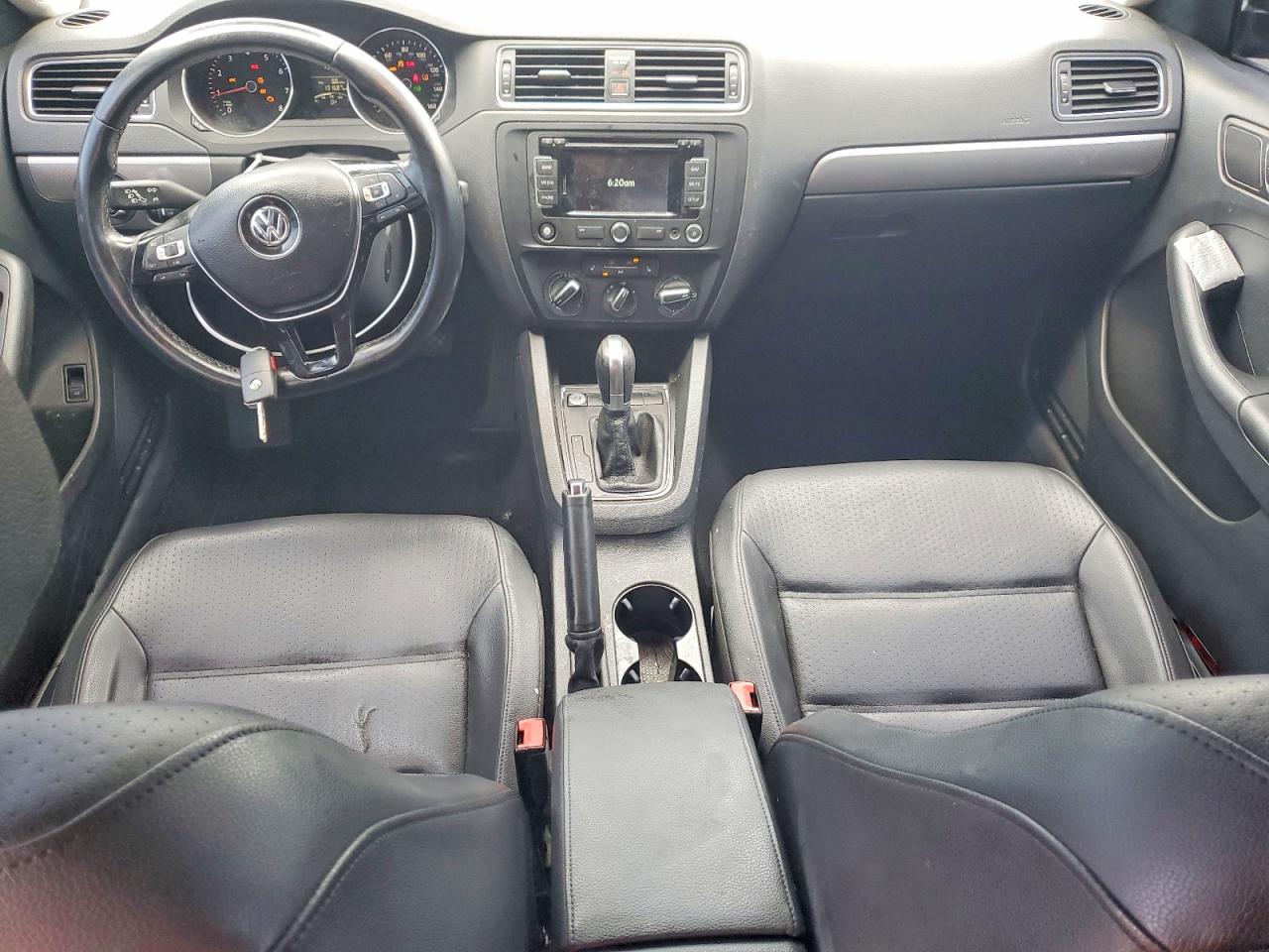 2015 Volkswagen Jetta Se Black vin: 3VWD17AJ7FM319901