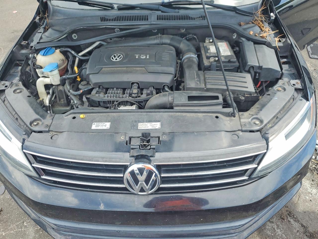 2015 Volkswagen Jetta Se Black vin: 3VWD17AJ7FM319901